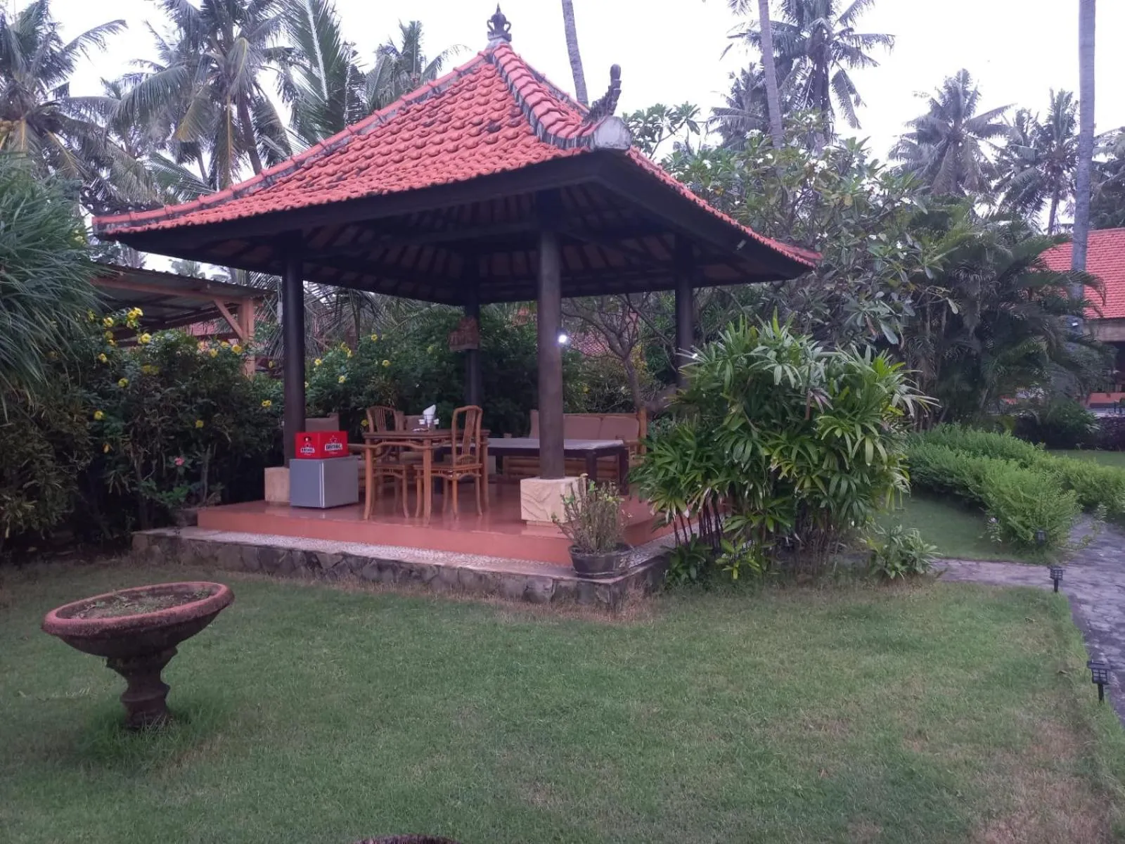 Patio in Bali North Beach B&B