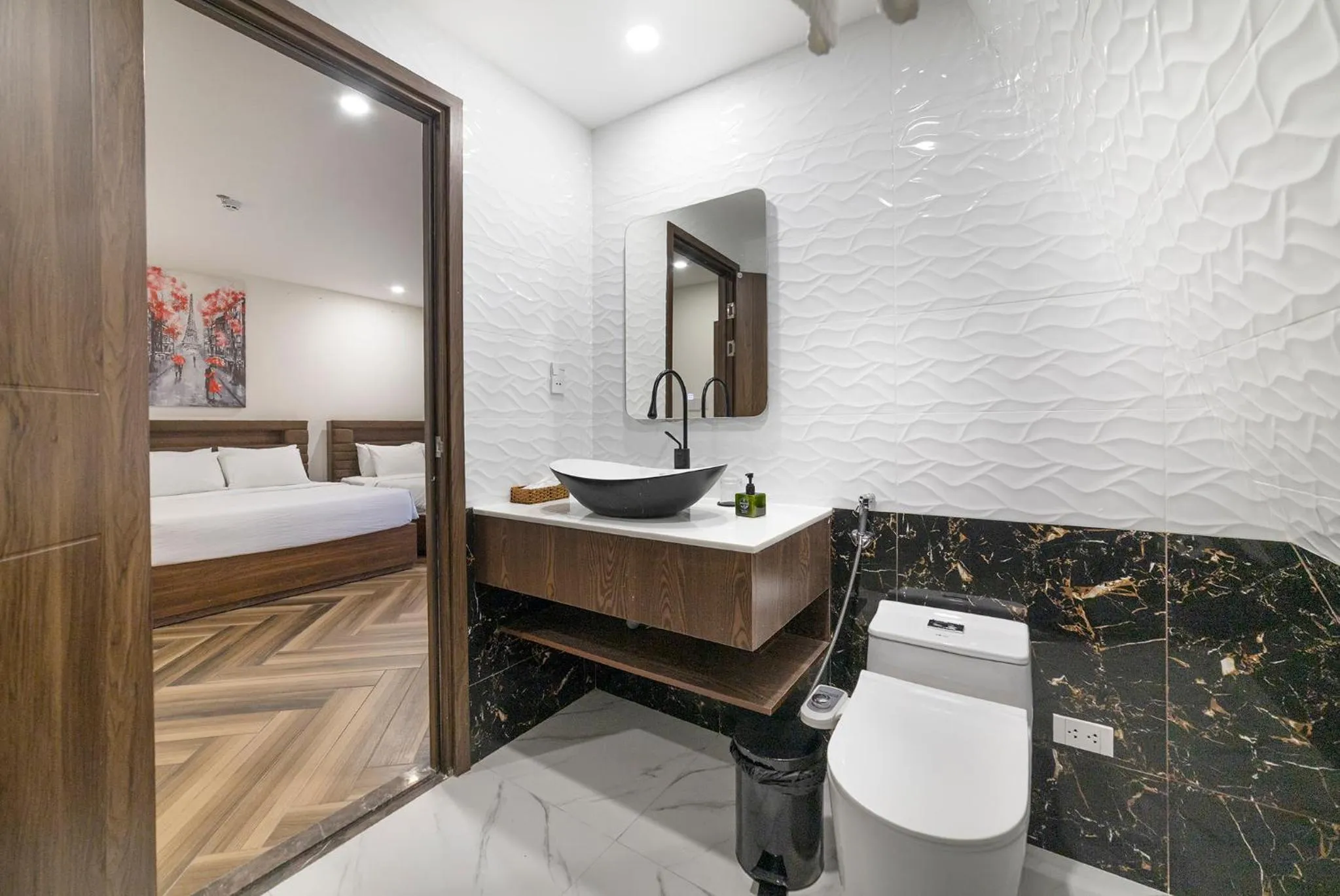 Toilet in TALA Dalat Hotel