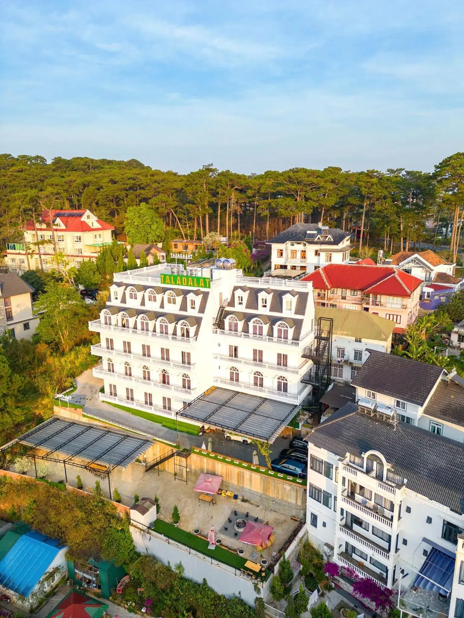 Property building in TALA Dalat Hotel Property building in TALA Dalat Hotel