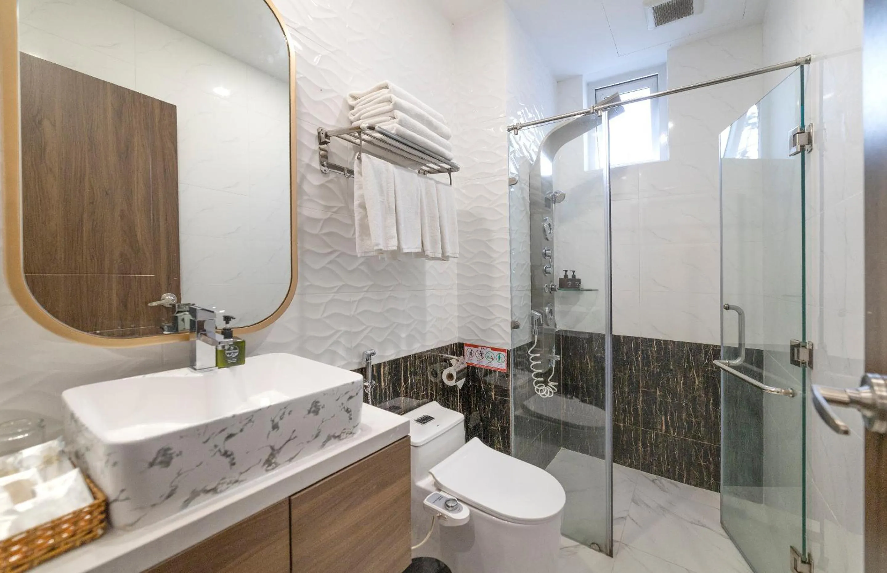 Shower in TALA Dalat Hotel