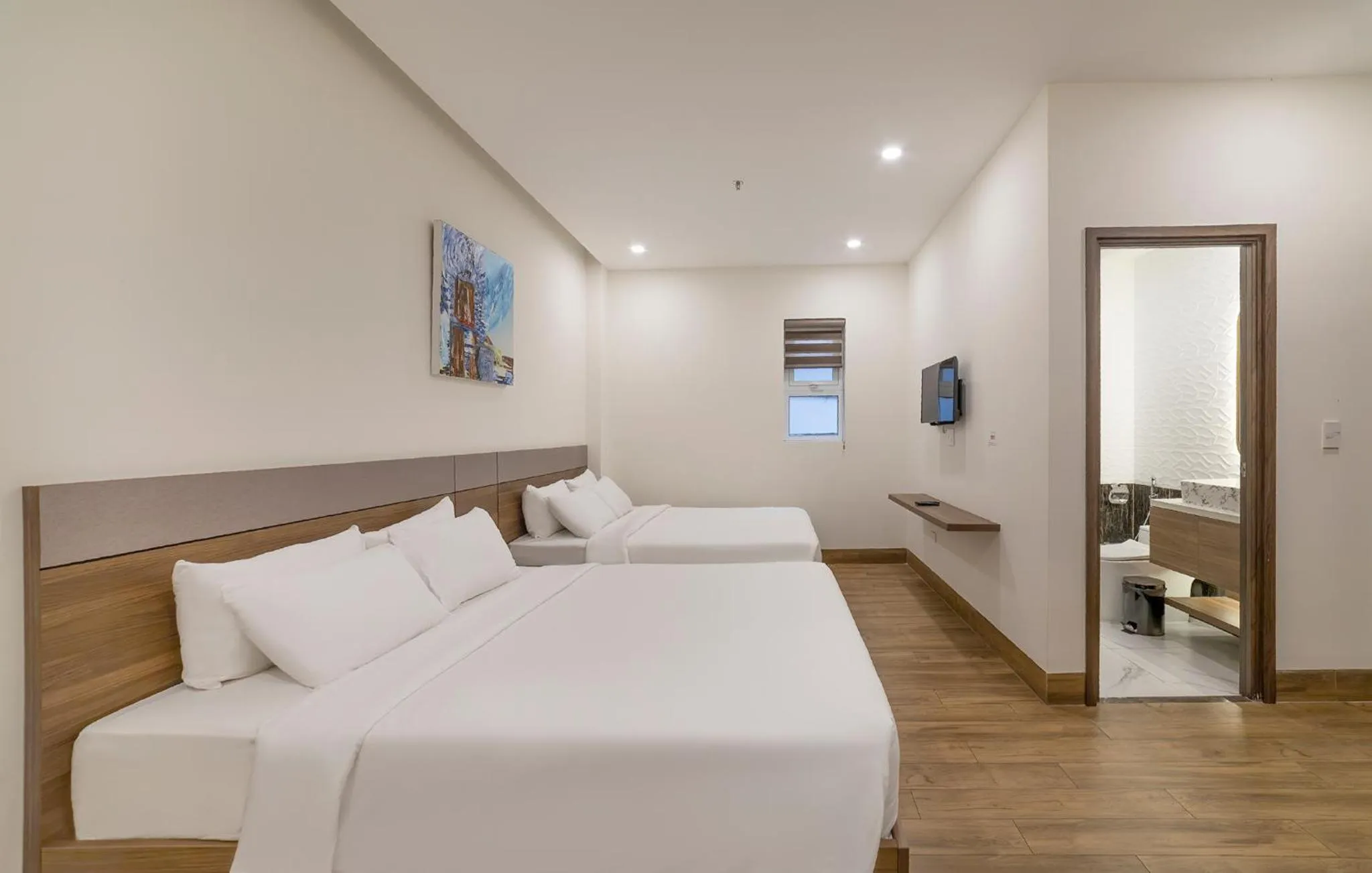 Bed in TALA Dalat Hotel