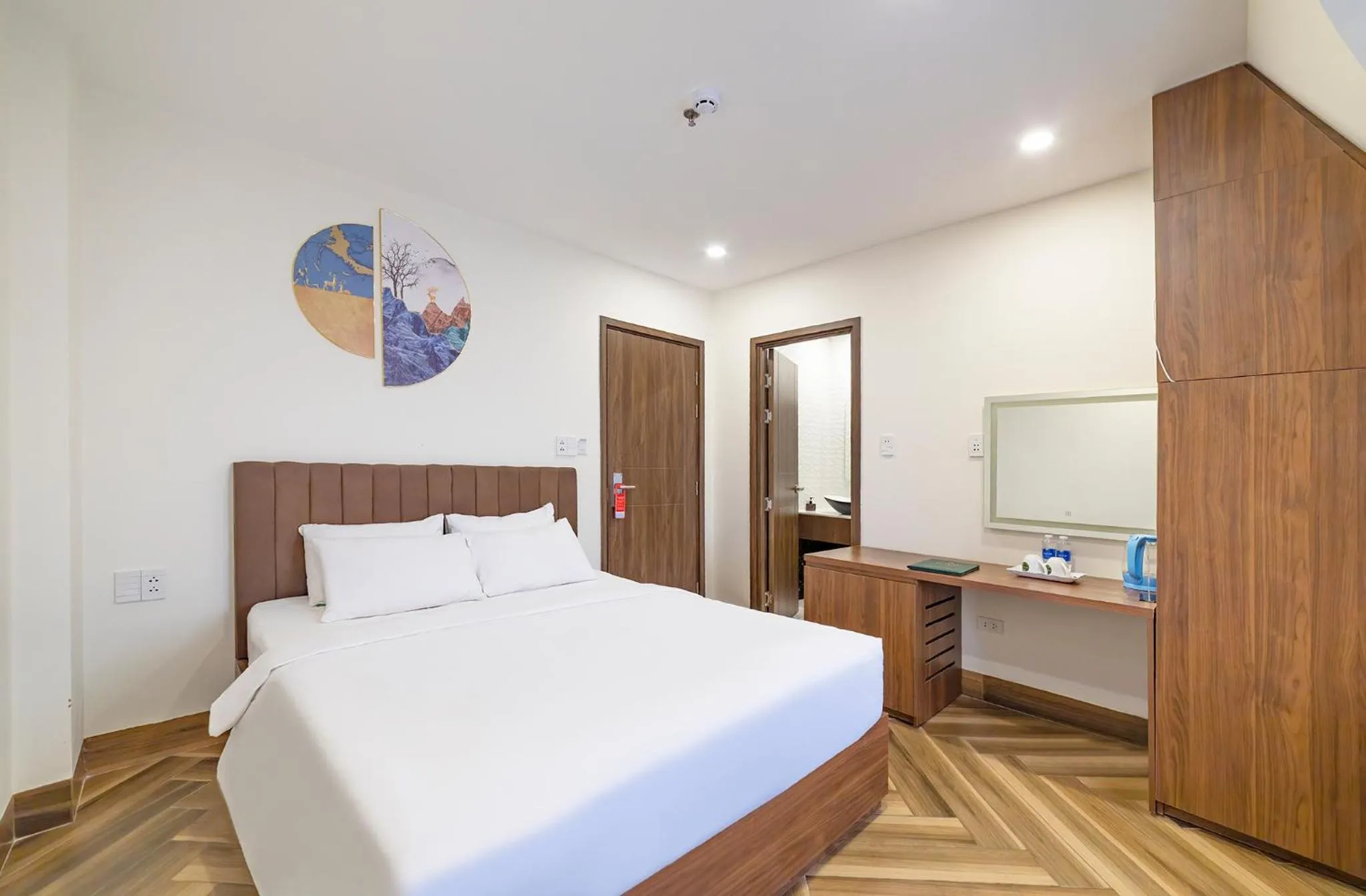 Bed in TALA Dalat Hotel