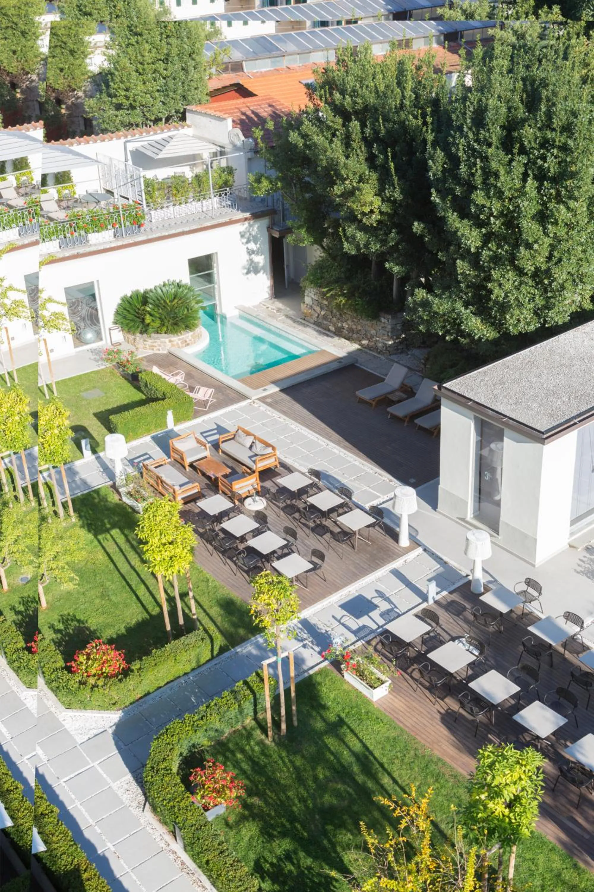 Garden view in Palazzo Castri 1874 Spa & Garden