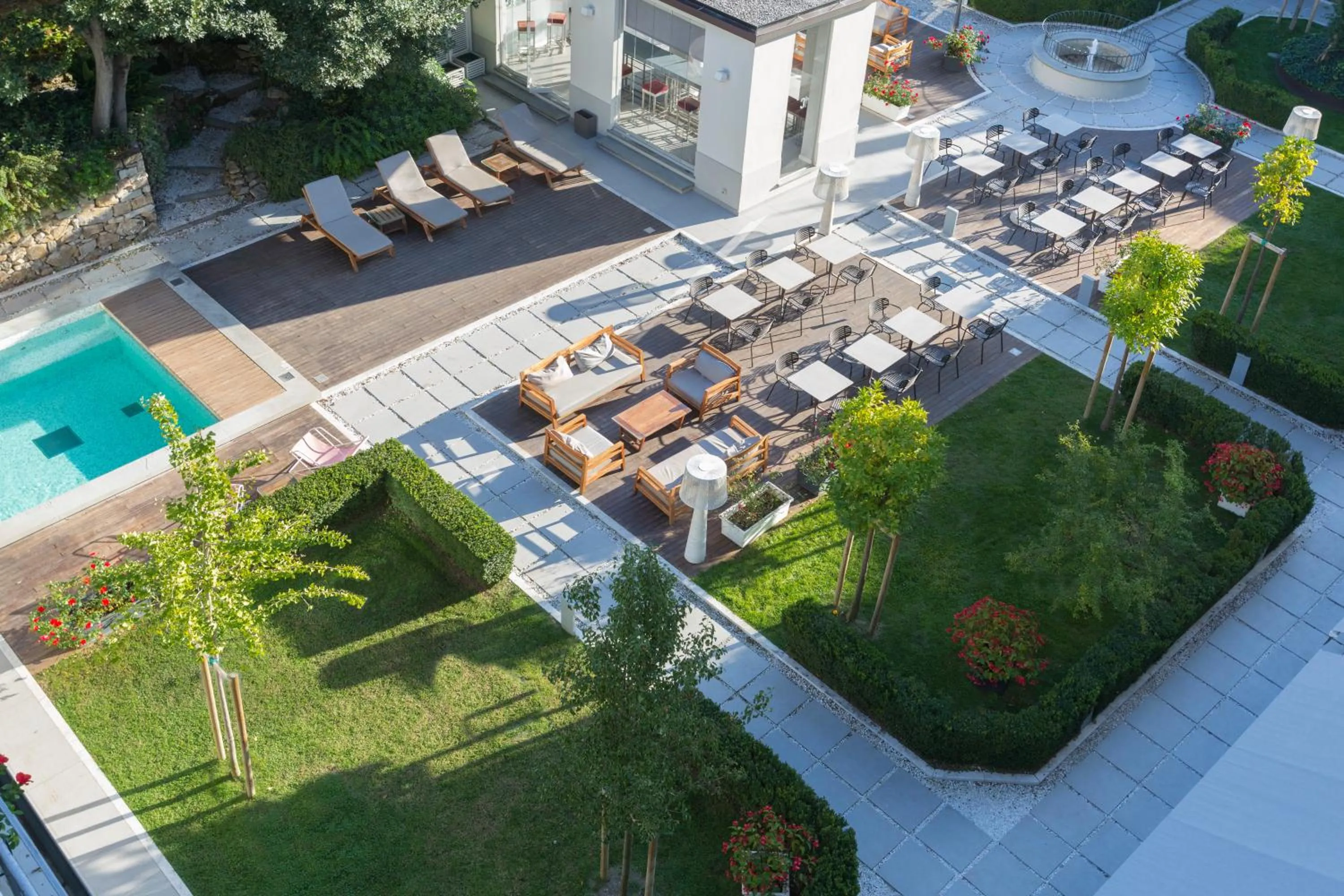 Garden view in Palazzo Castri 1874 Spa & Garden