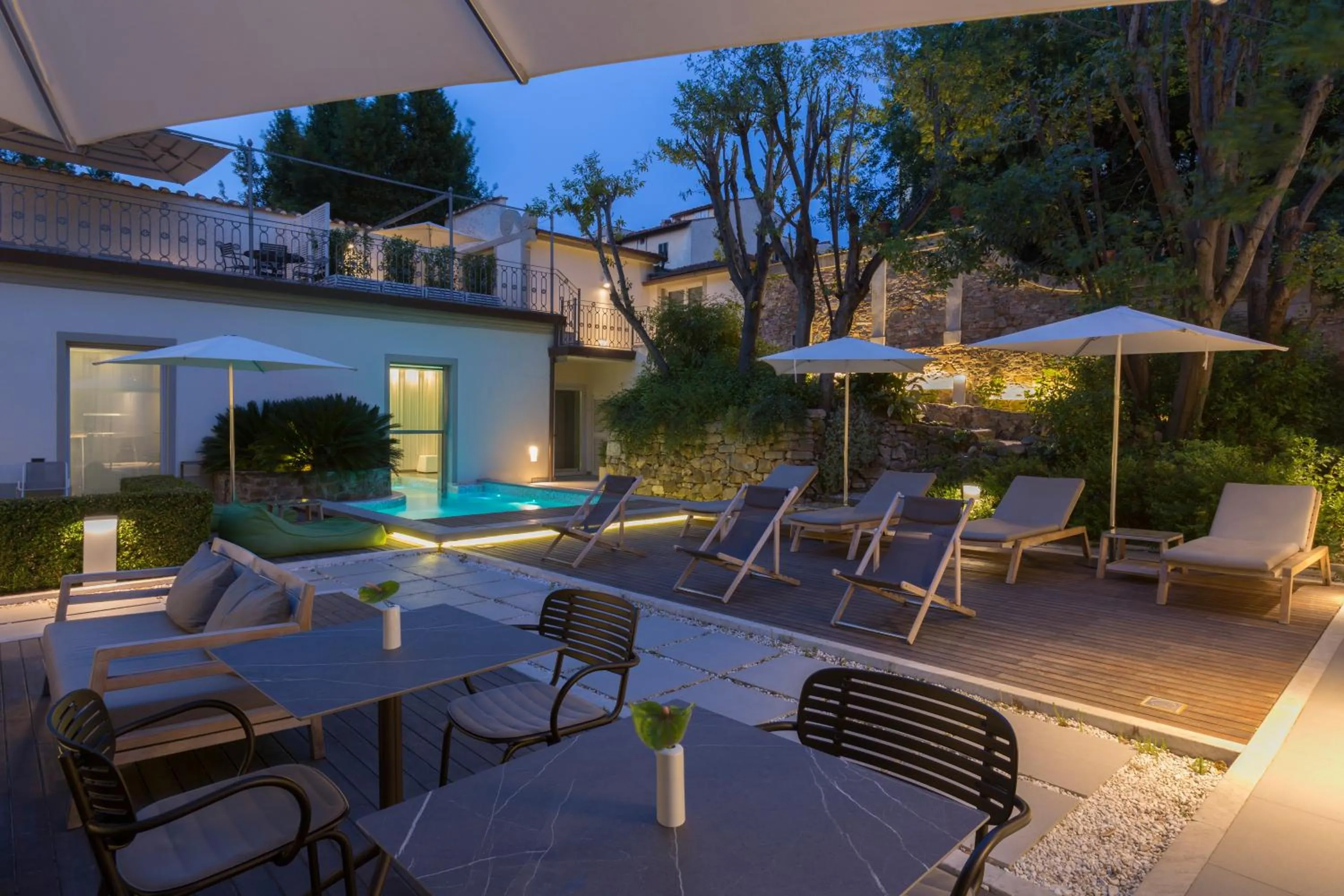 Garden in Palazzo Castri 1874 Spa & Garden