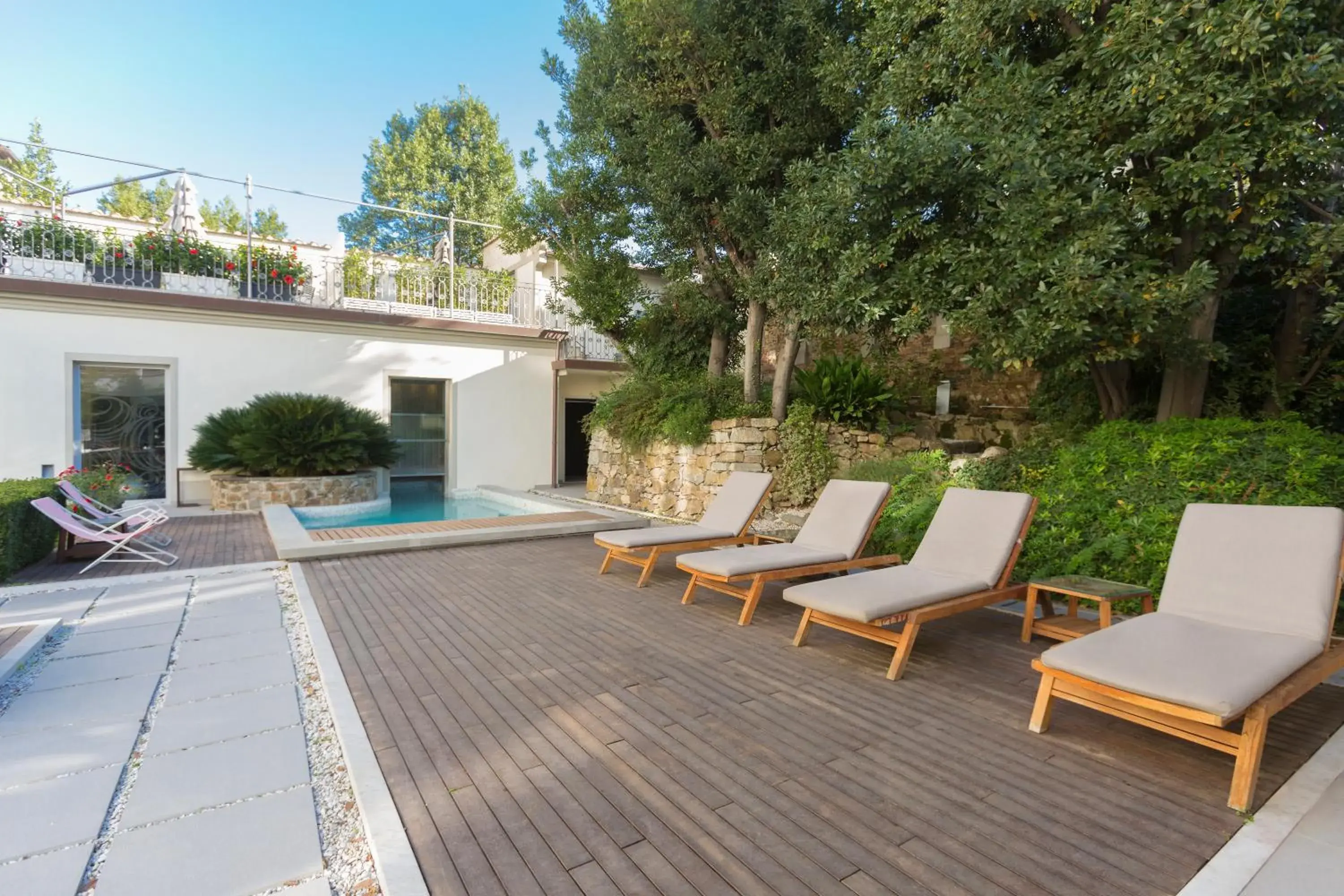 Pool view in Palazzo Castri 1874 Spa & Garden Pool view in Palazzo Castri 1874 Spa & Garden