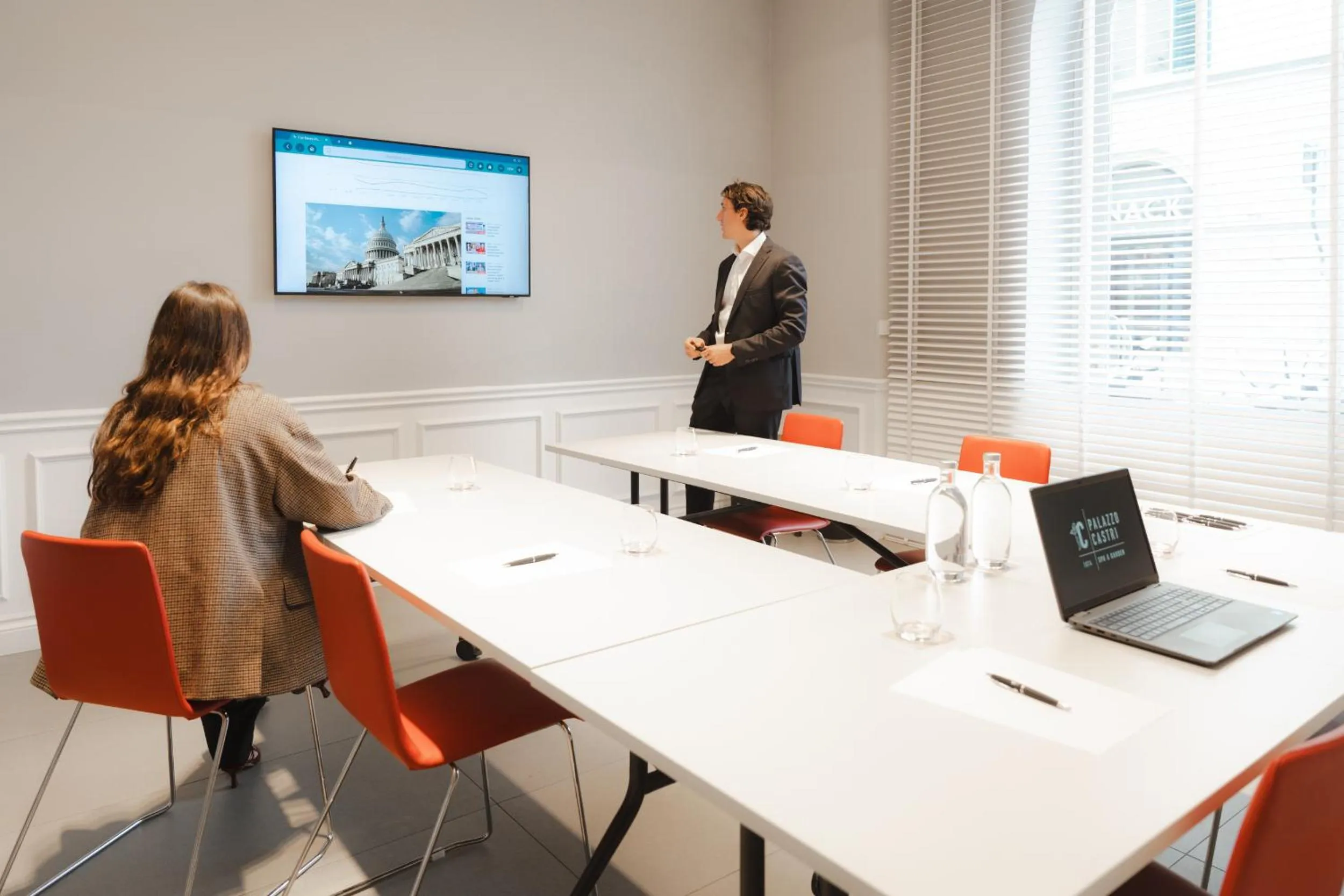 Meeting/conference room in Palazzo Castri 1874 Spa & Garden