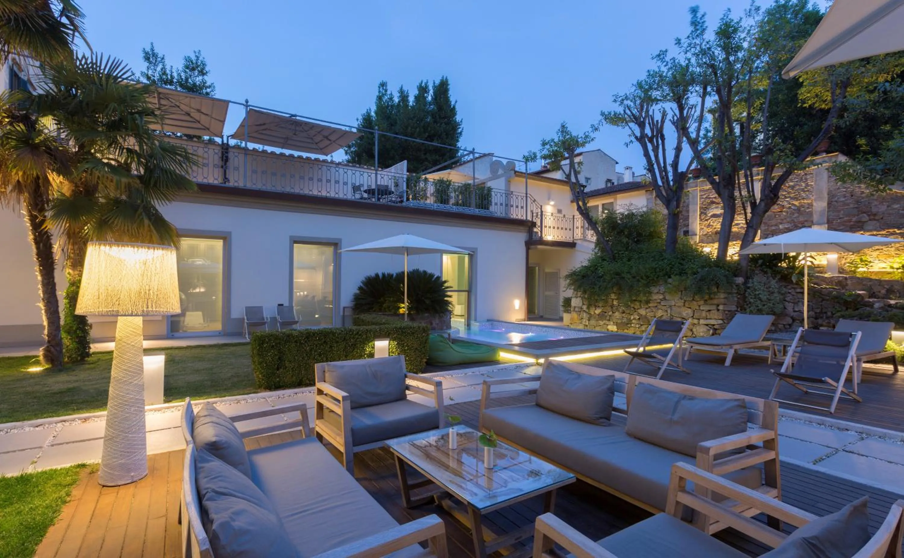 Garden in Palazzo Castri 1874 Spa & Garden