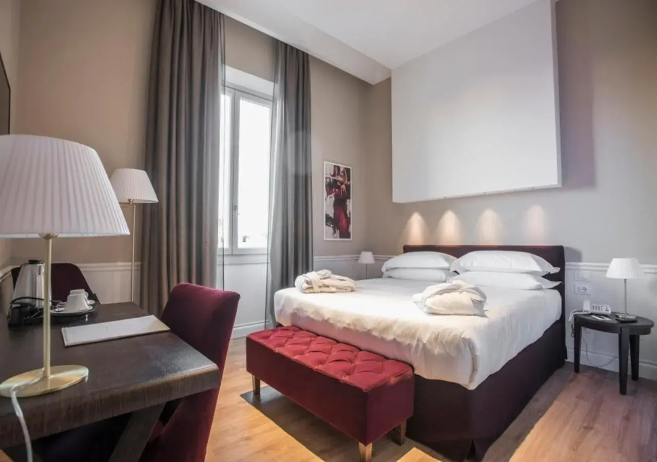 Bedroom, Bed in Palazzo Castri 1874 Spa & Garden Bedroom, Bed in Palazzo Castri 1874 Spa & Garden