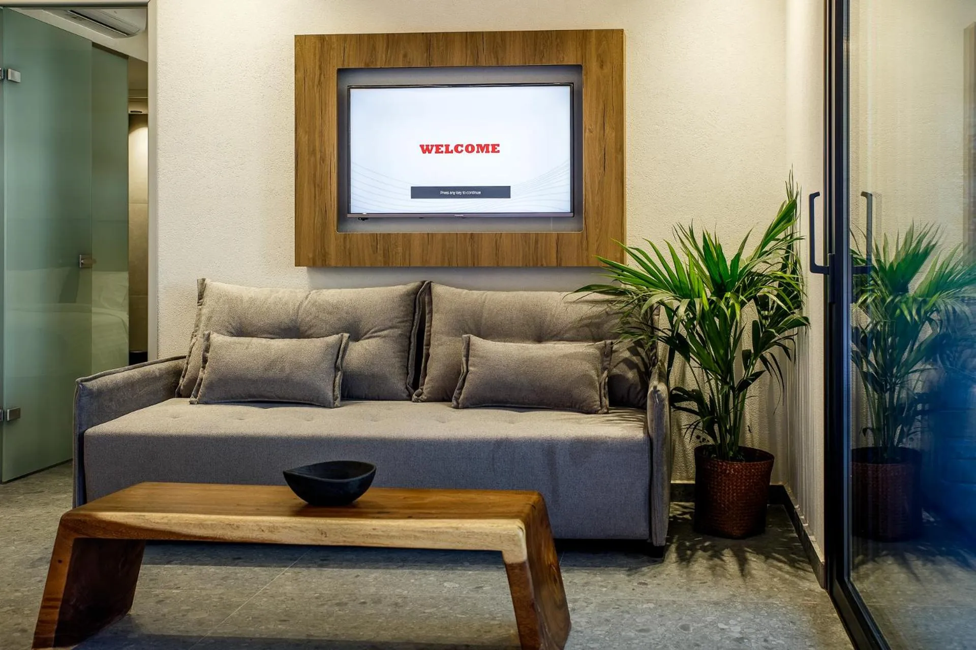 Living room in Utopia Luxury Suites