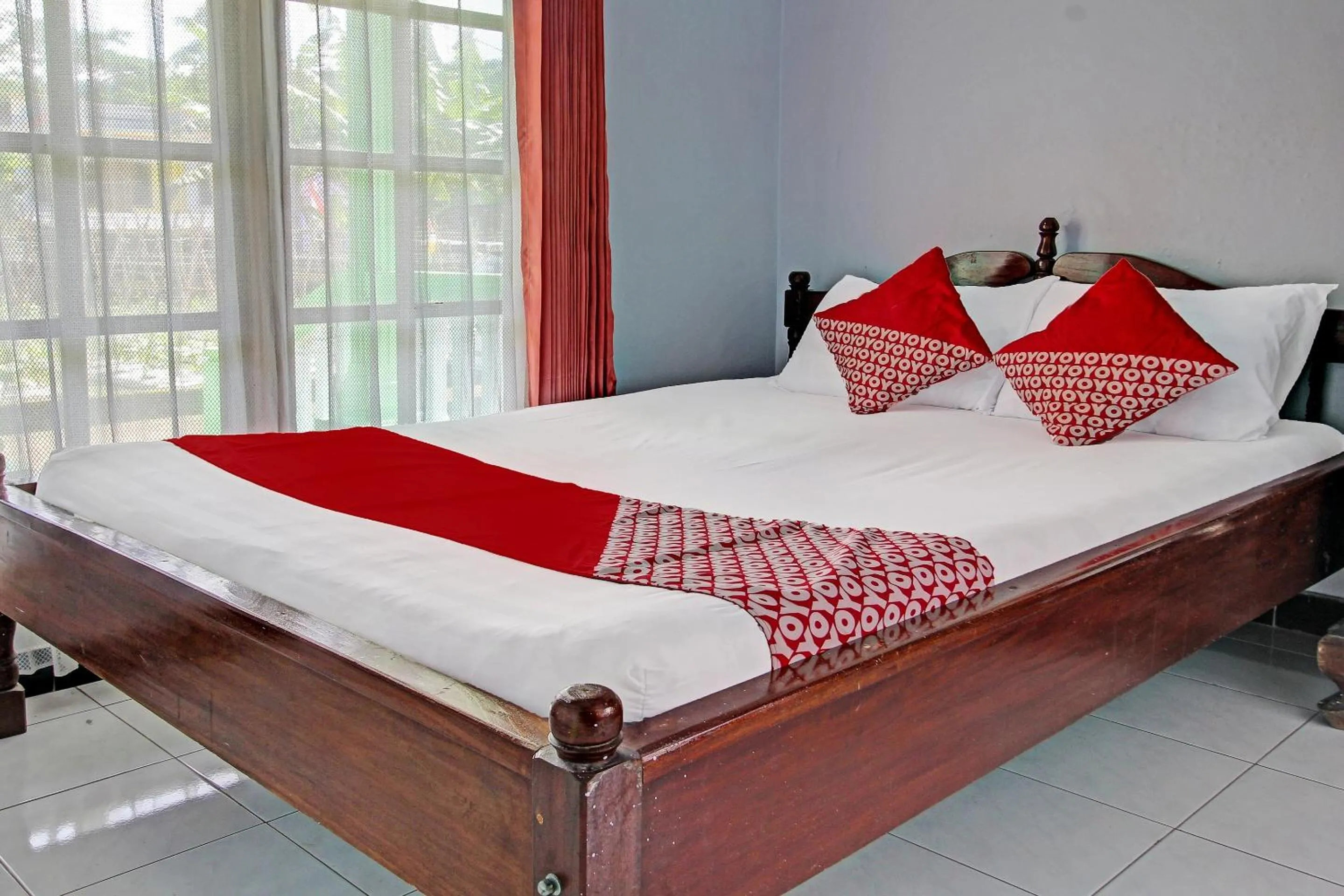 Bedroom, Bed in Hotel O Desa Wisata Pandean
