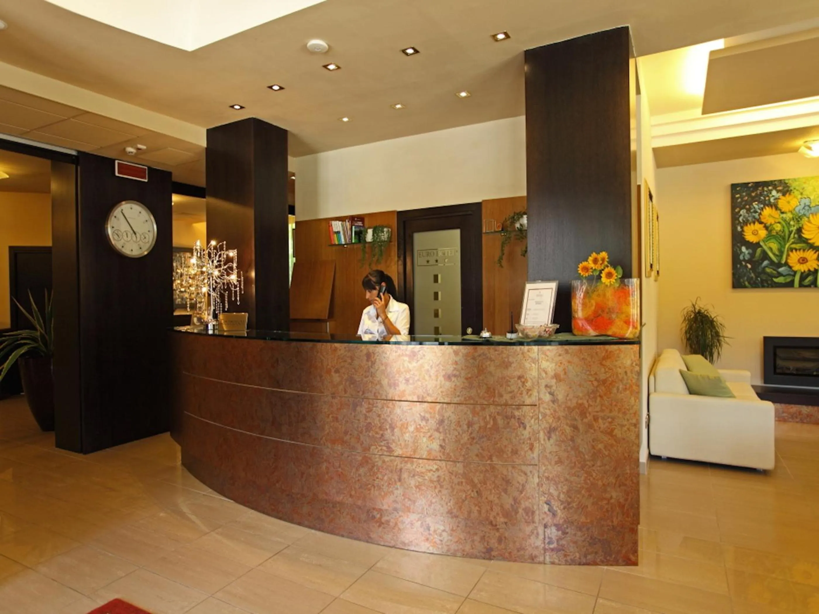 Lobby or reception in Euro Hotel