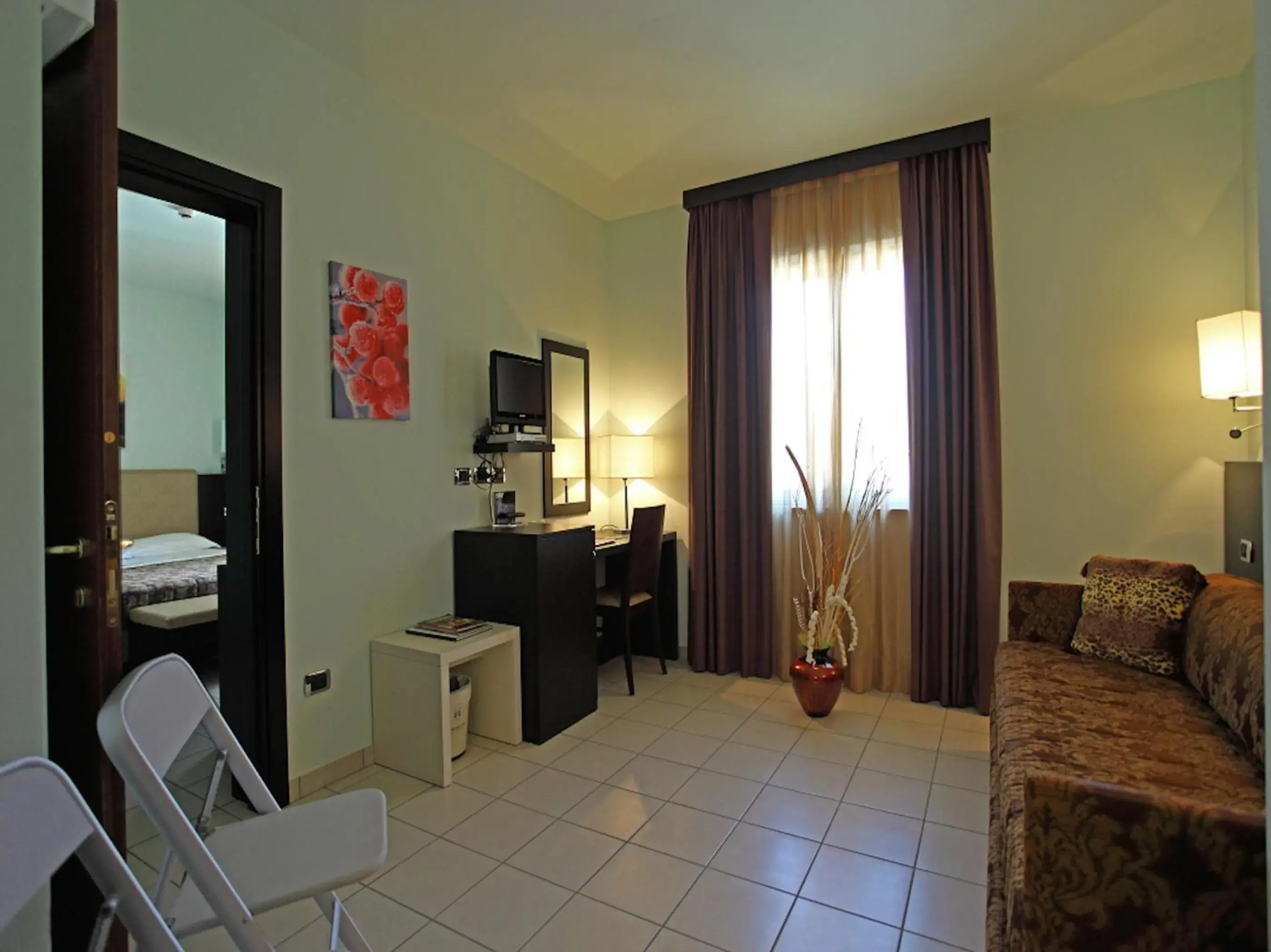 Decorative detail, Bed in Euro Hotel Decorative detail, Bed in Euro Hotel