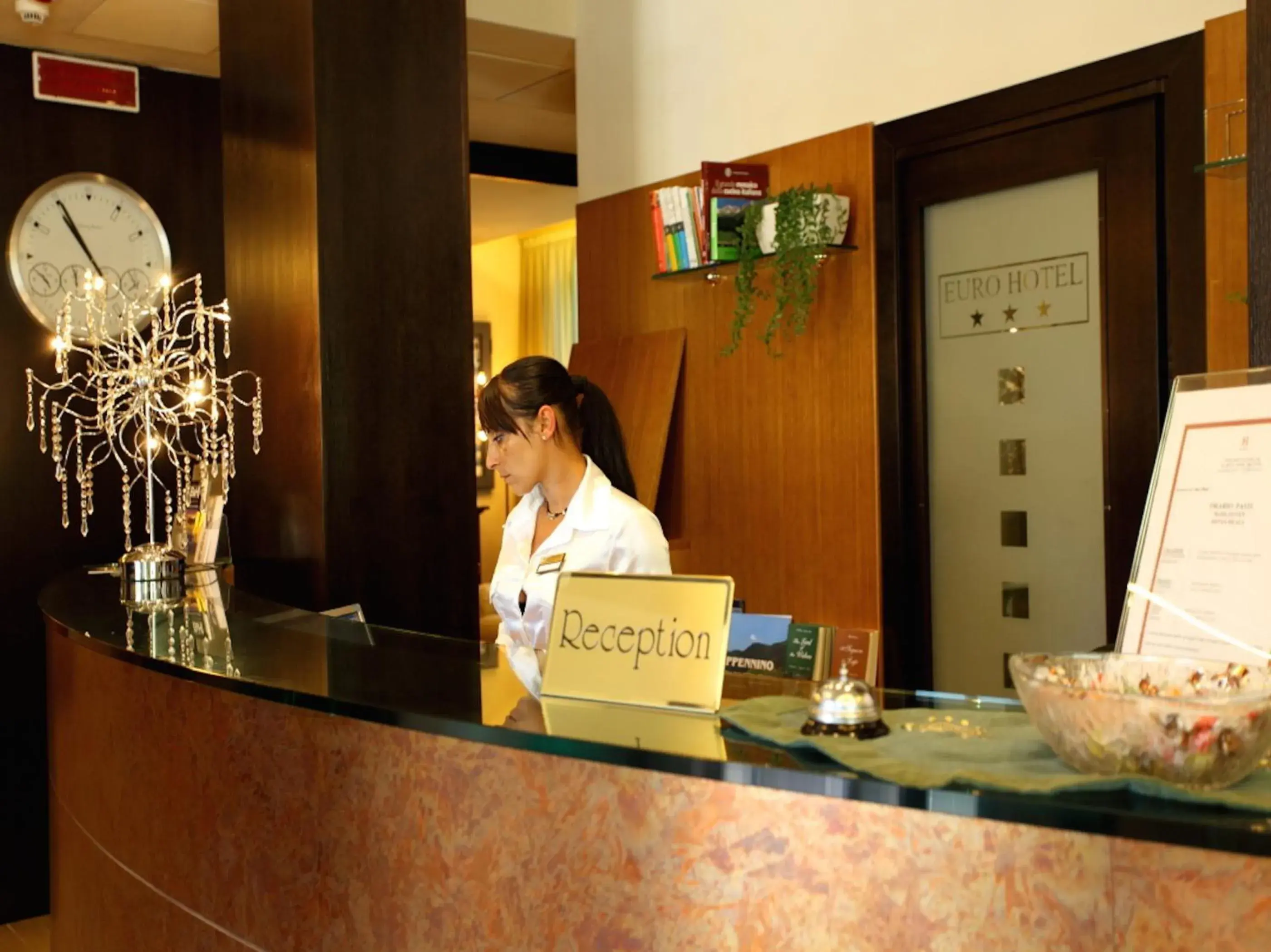 Lobby or reception in Euro Hotel Lobby or reception in Euro Hotel