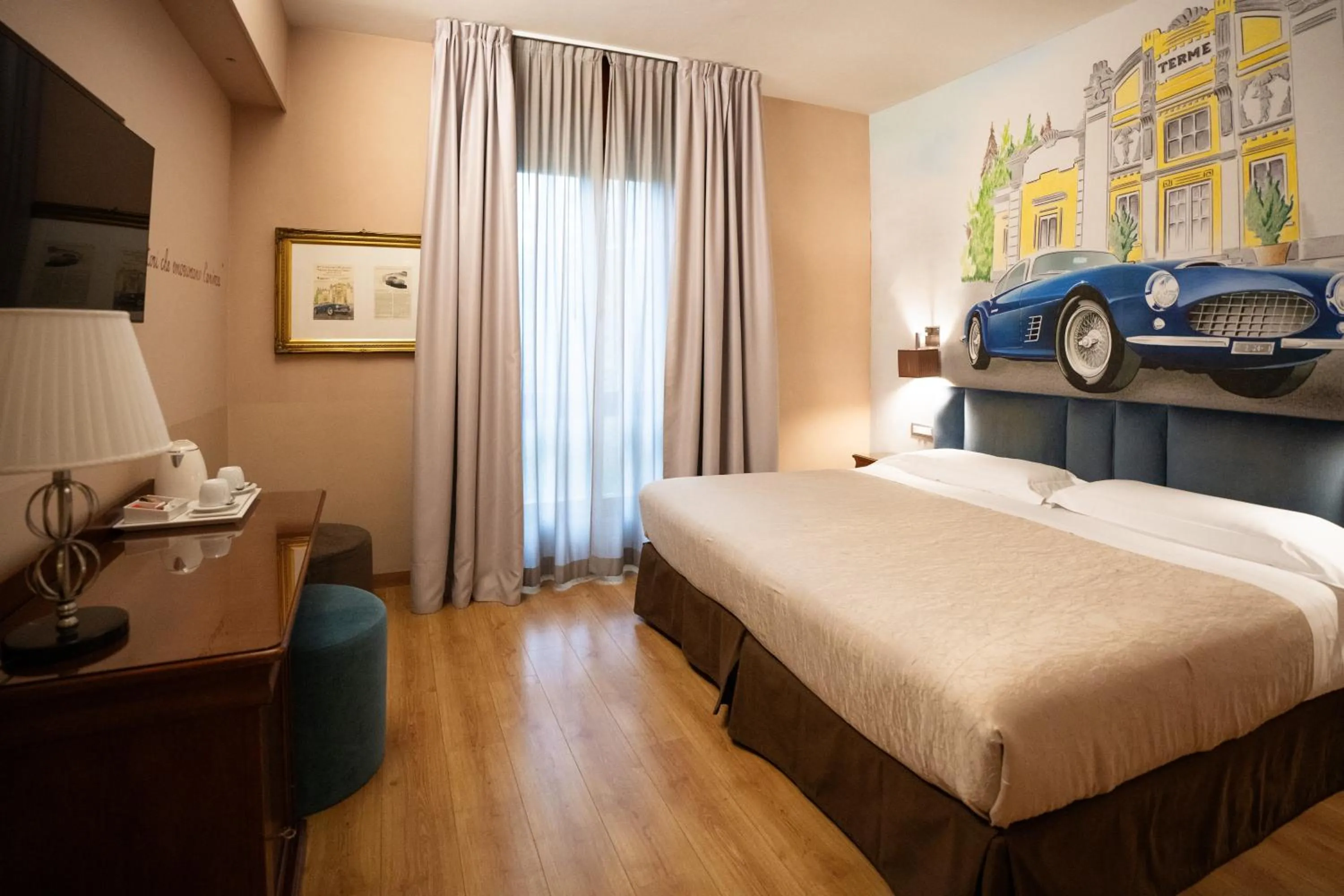 Bed in Hotel Terme Salvarola