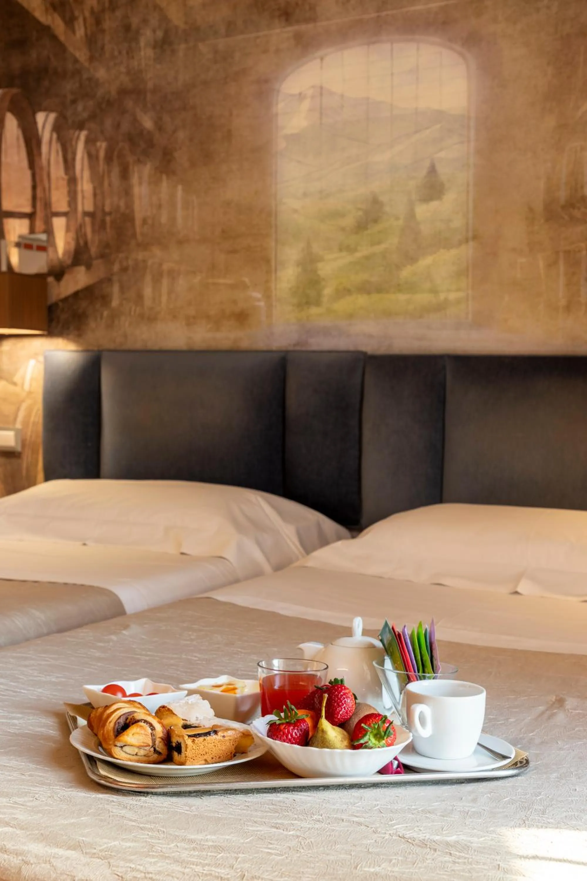 Bed in Hotel Terme Salvarola