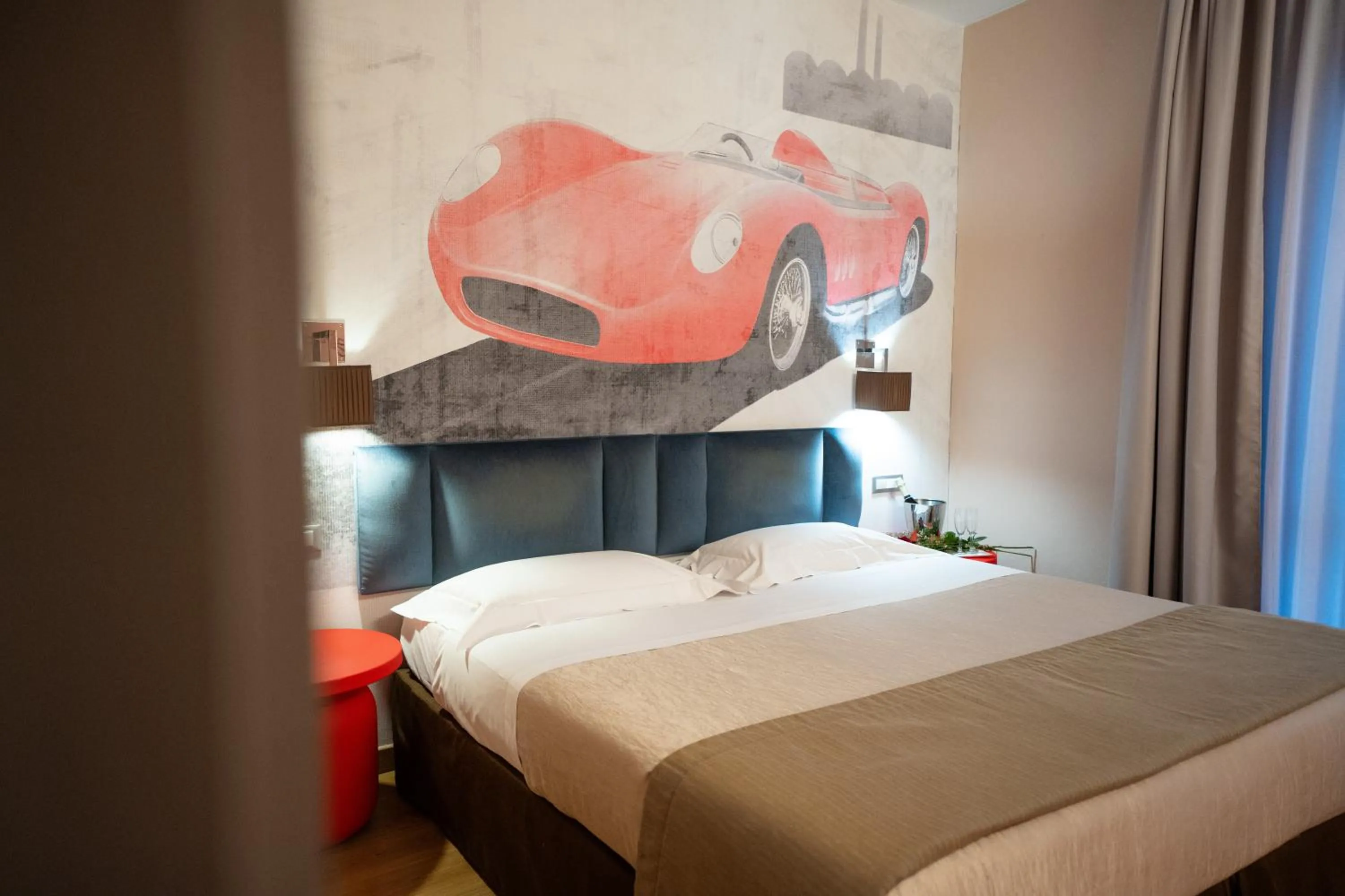Bed in Hotel Terme Salvarola