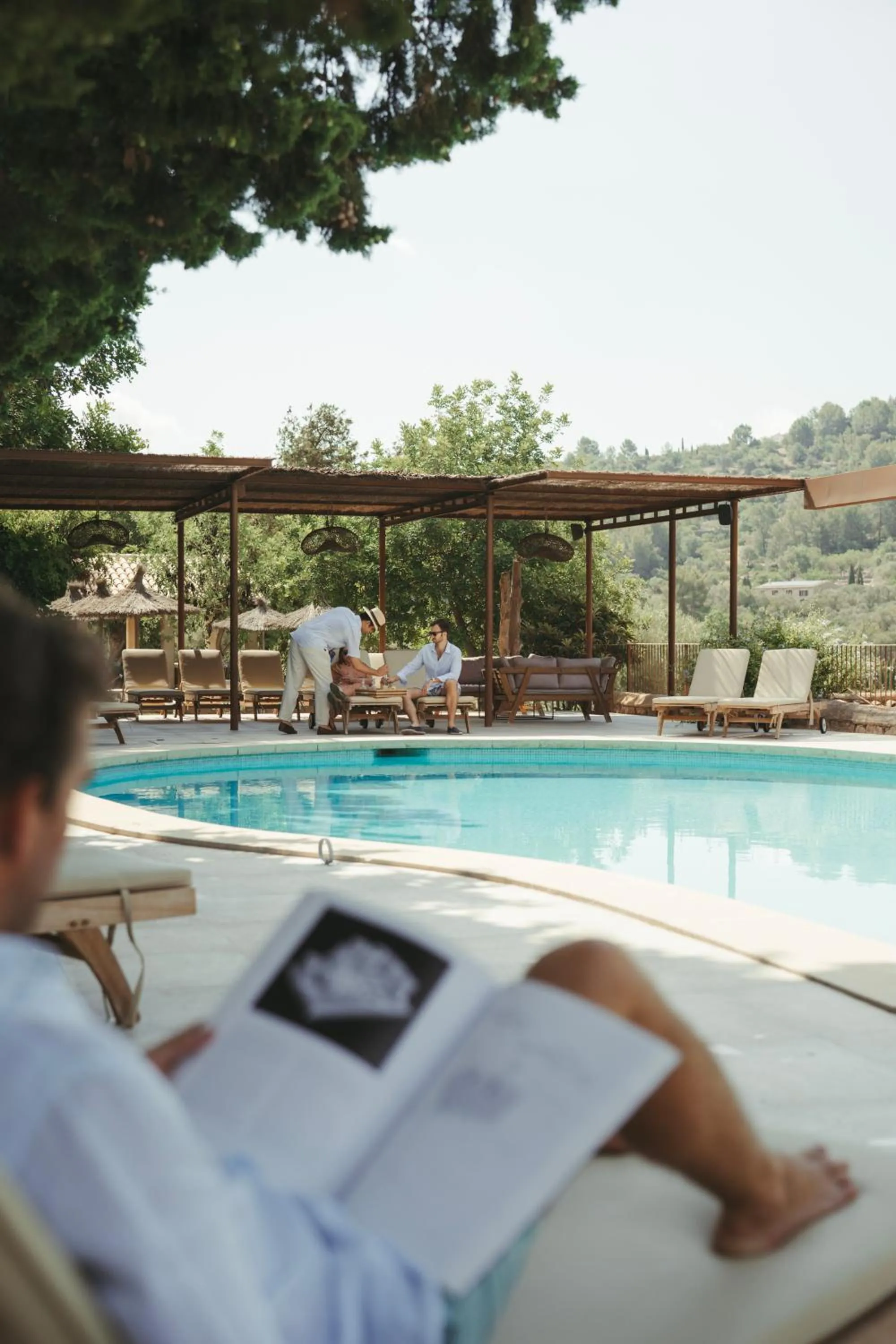 Swimming pool in Rondaia, a Winery & Fincahotel-Agroturismo in Tramuntana