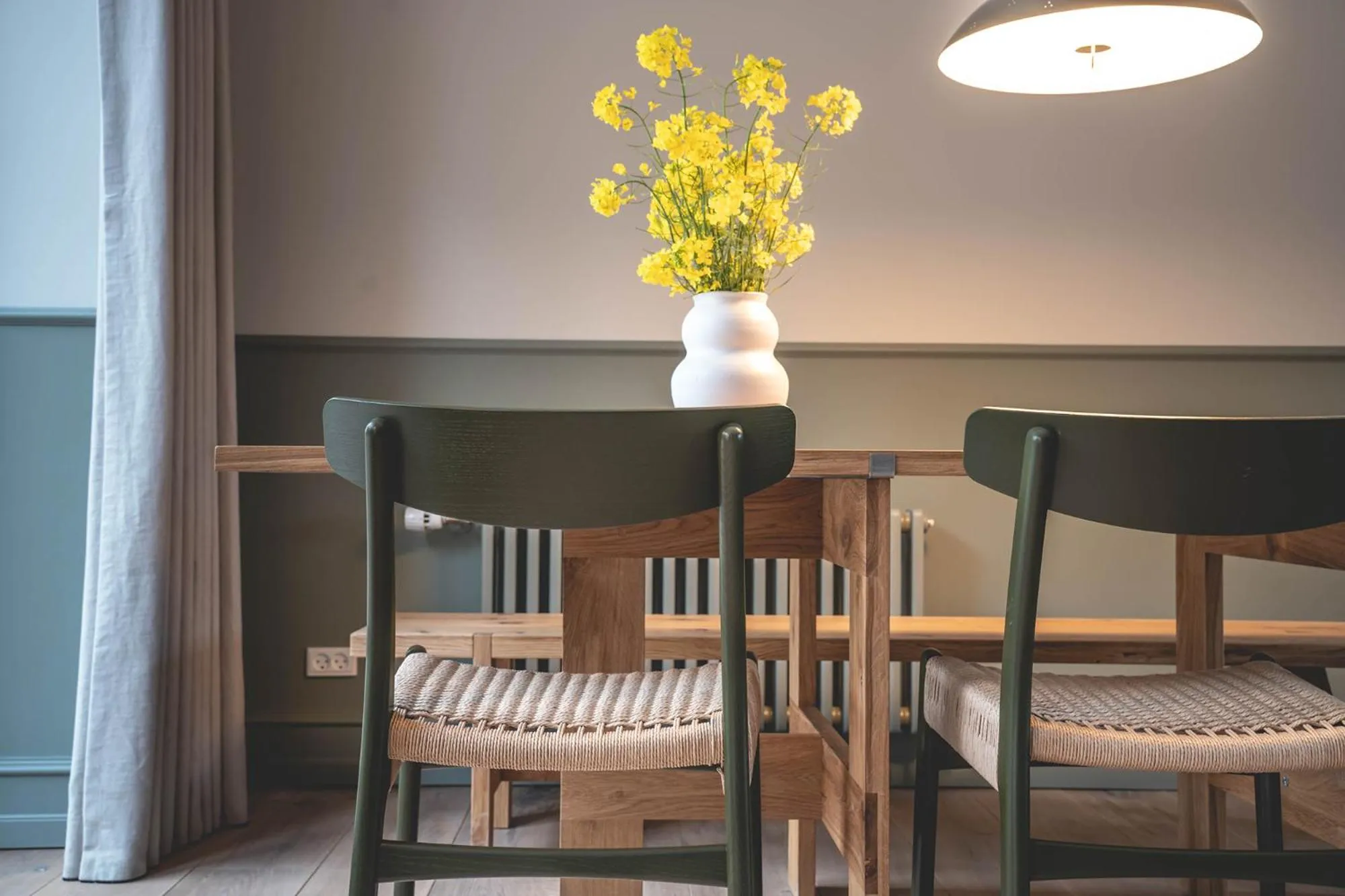 Seating area in Broløkke Herregård