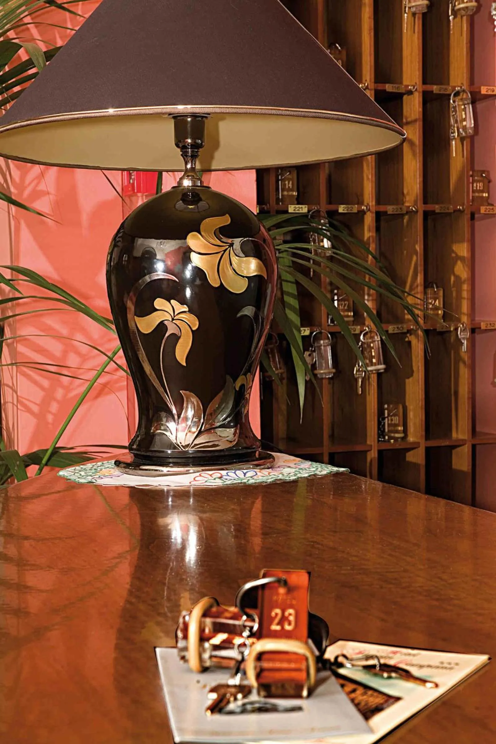 Lobby or reception in Hotel Savoia e Campana