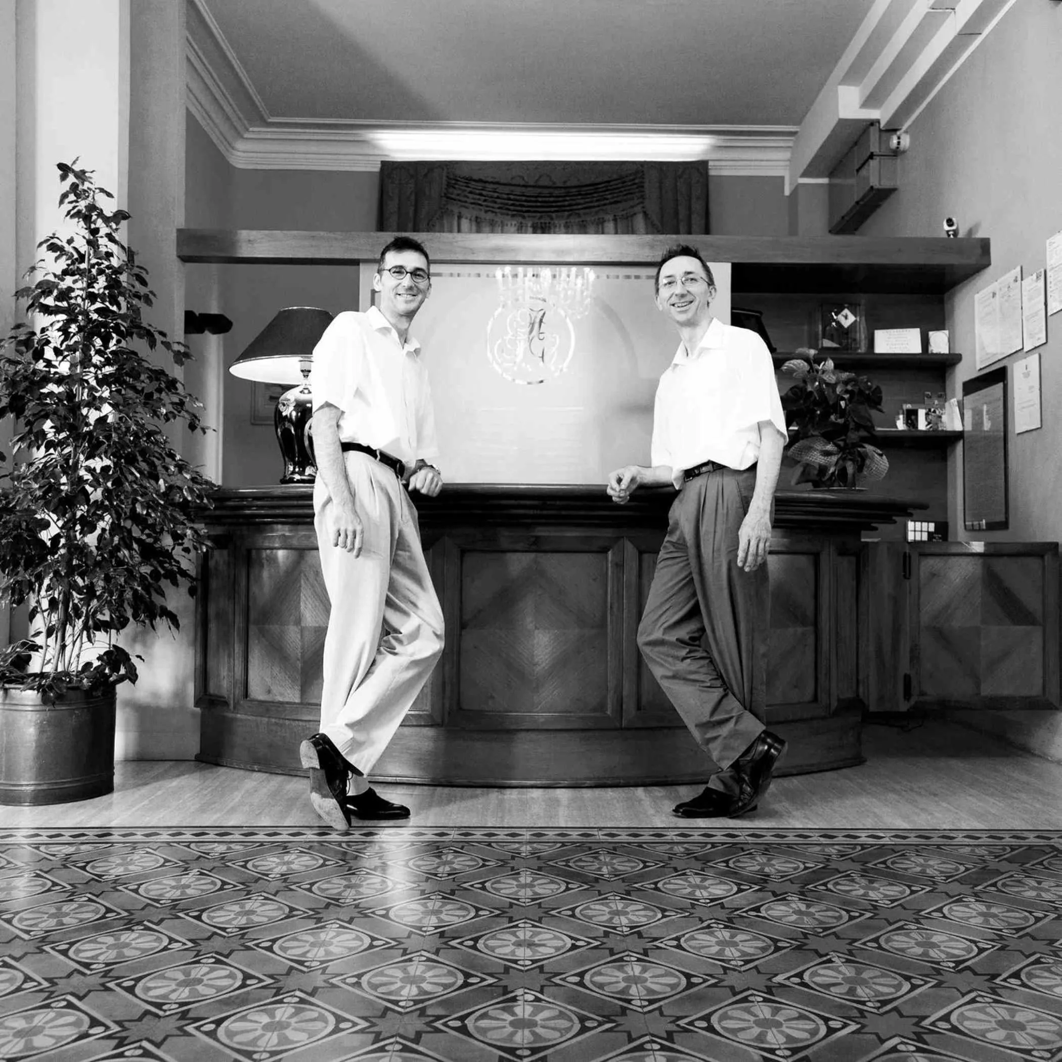 Lobby or reception in Hotel Savoia e Campana