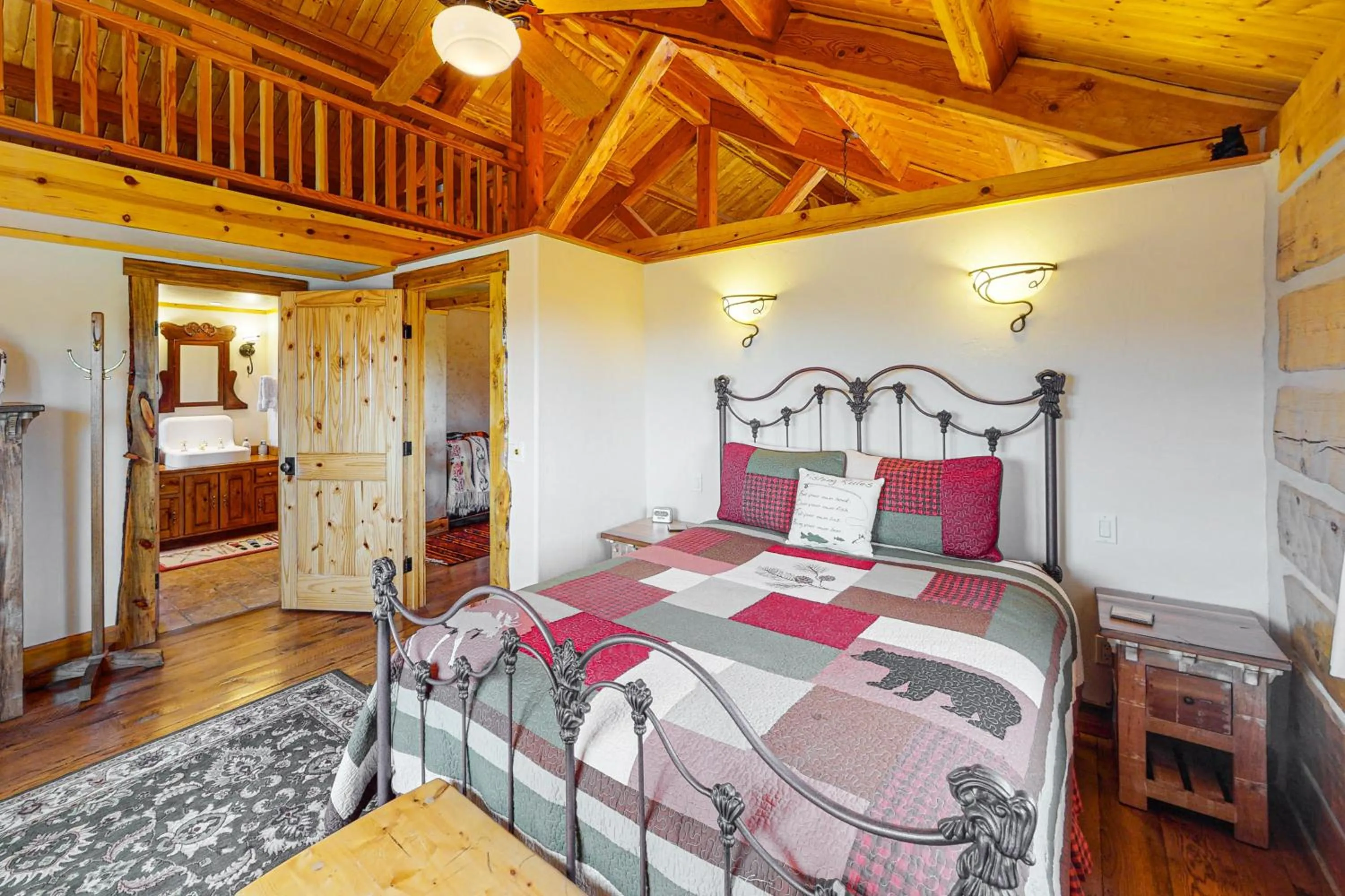 Bed in Rocky Mountain Way