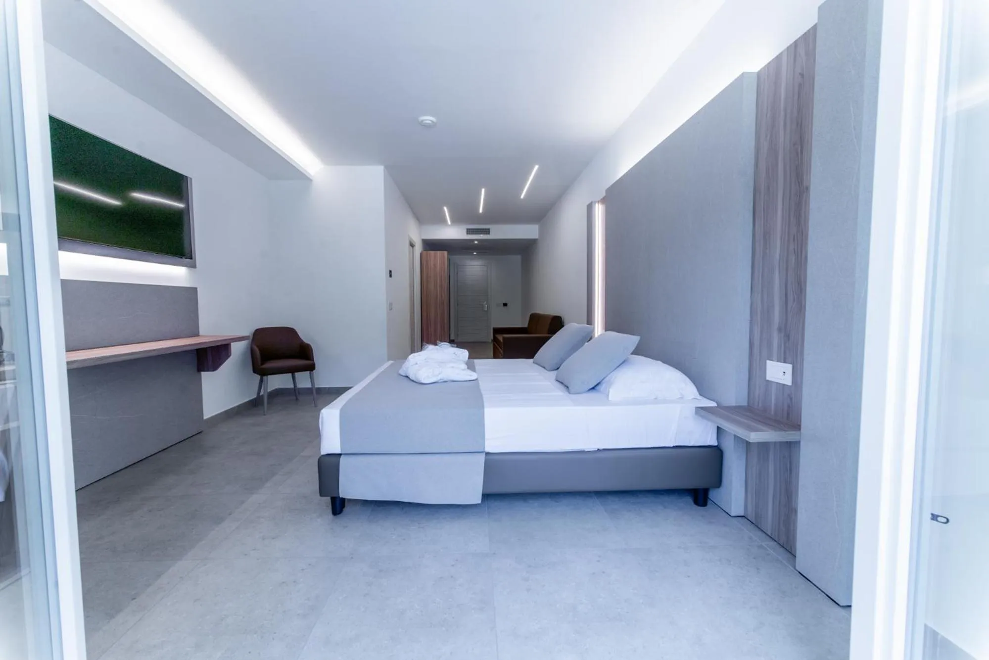 Bed in Hotel Lago Bin