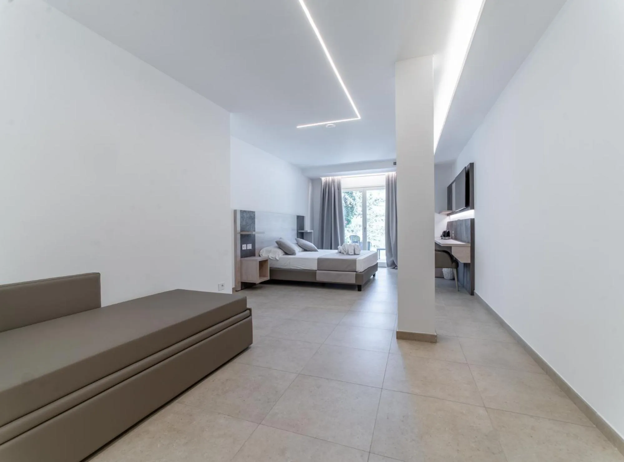 Bed in Hotel Lago Bin