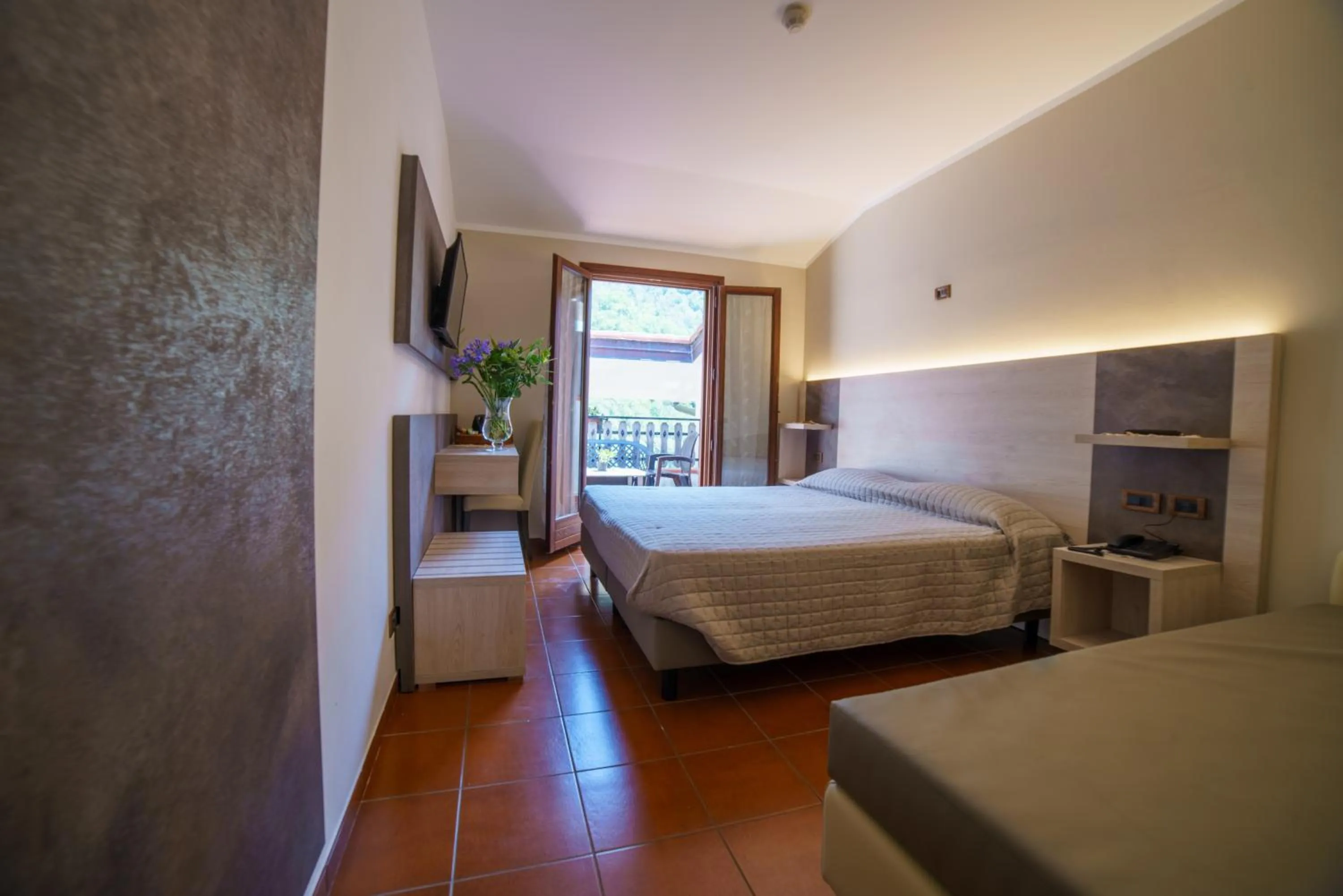 Bed in Hotel Lago Bin