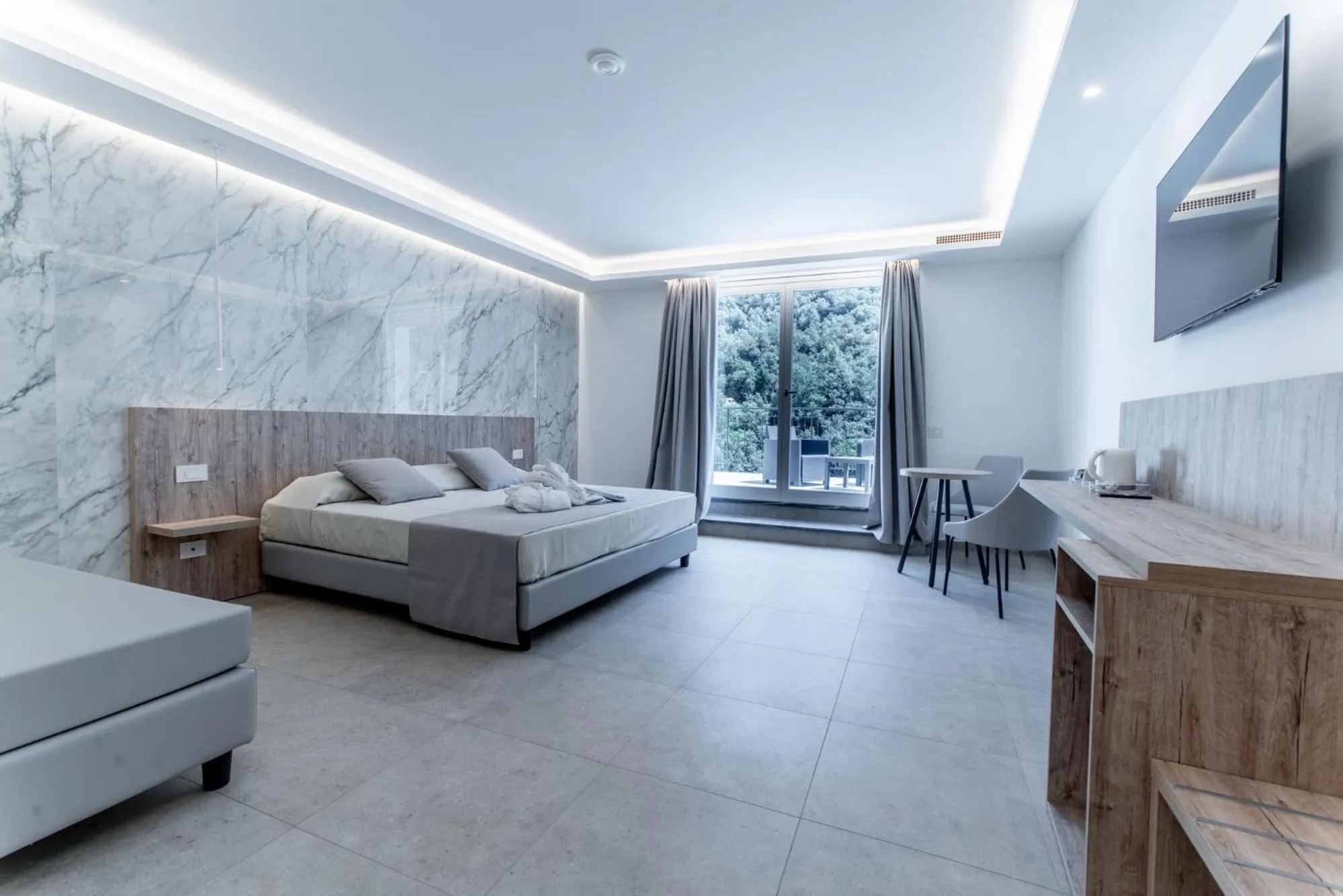 Bed in Hotel Lago Bin