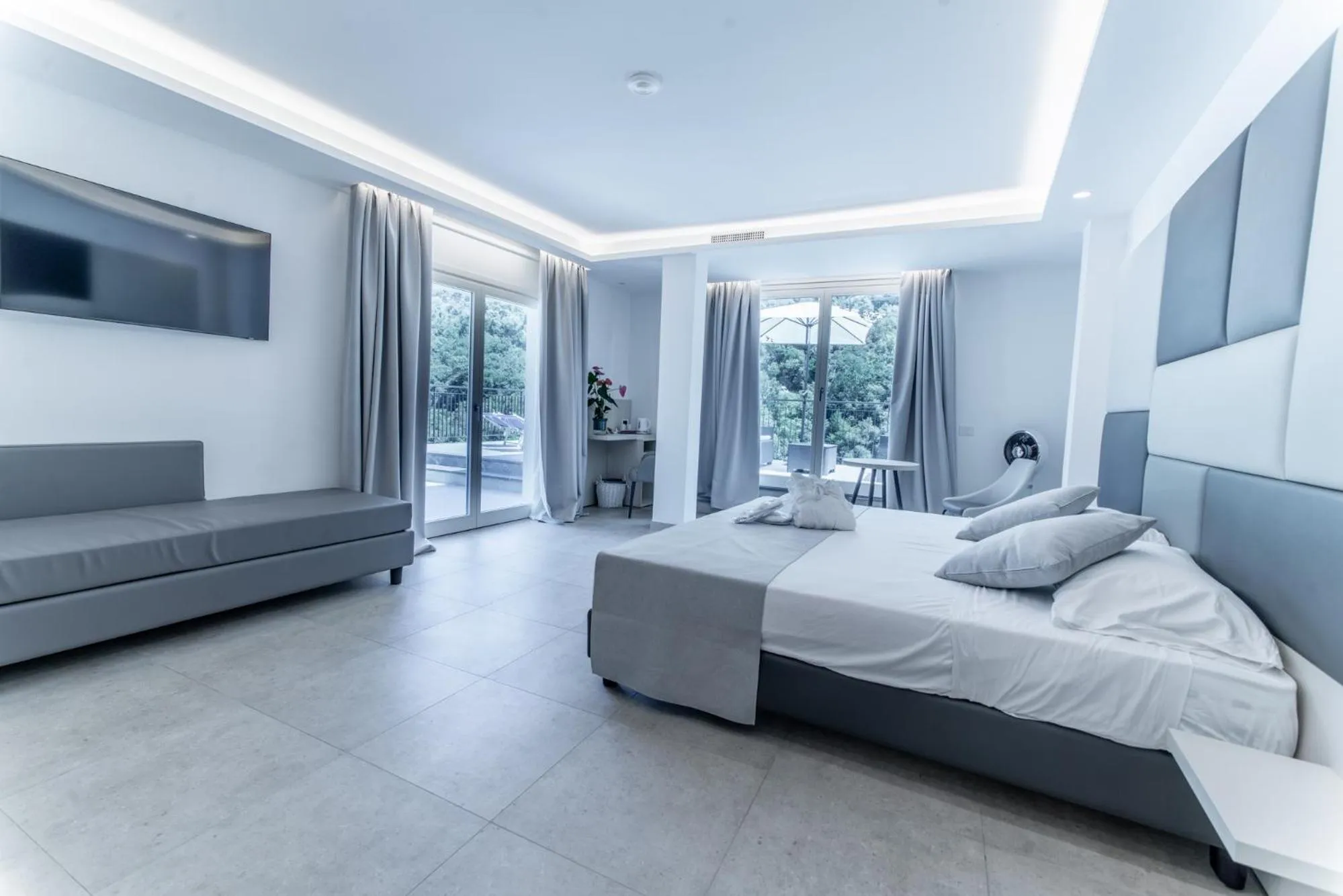 Bed in Hotel Lago Bin