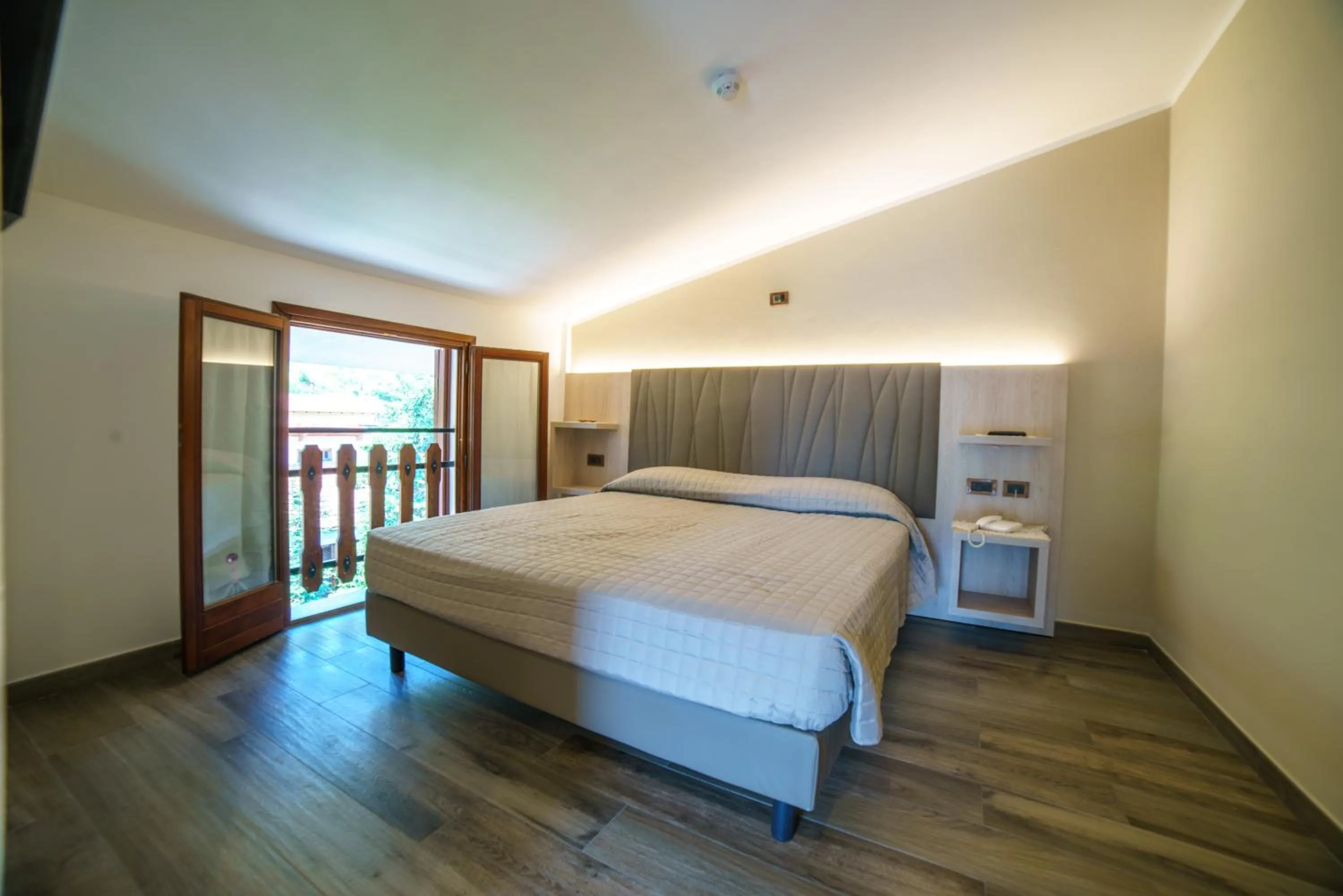 Bed in Hotel Lago Bin