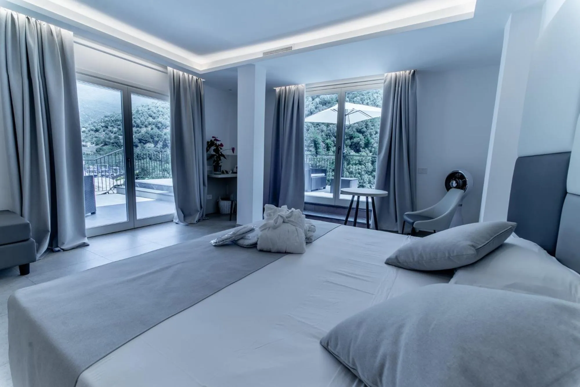 Bed in Hotel Lago Bin