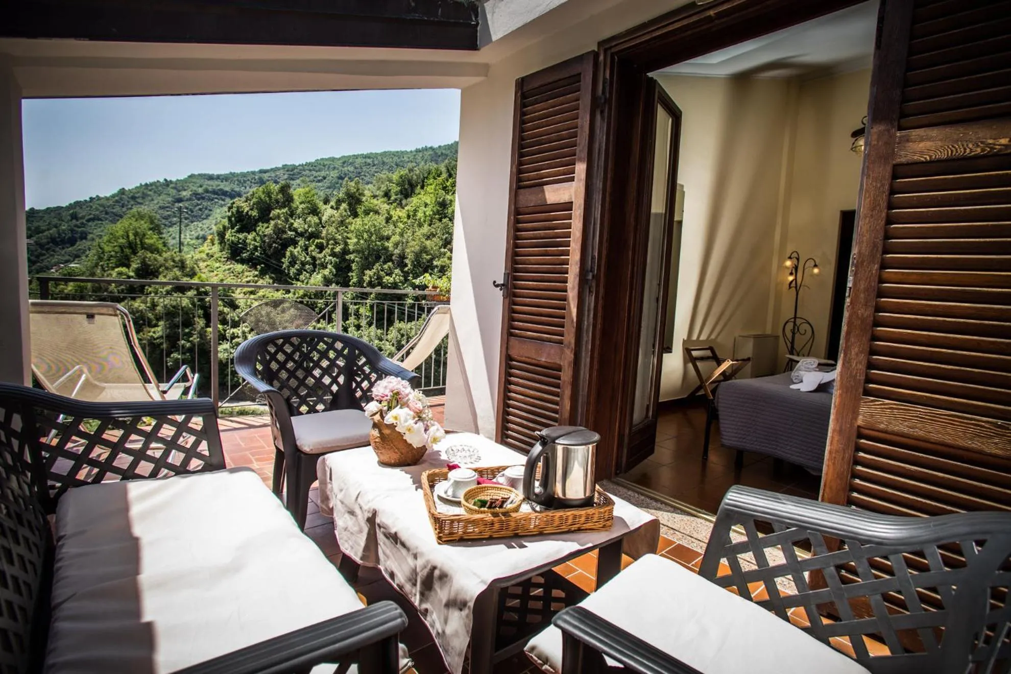Balcony/Terrace in Hotel Lago Bin
