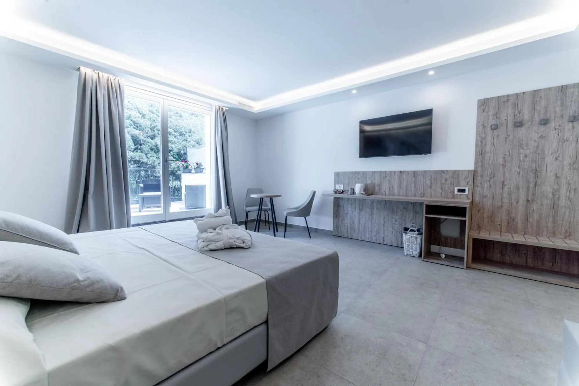 Bed in Hotel Lago Bin