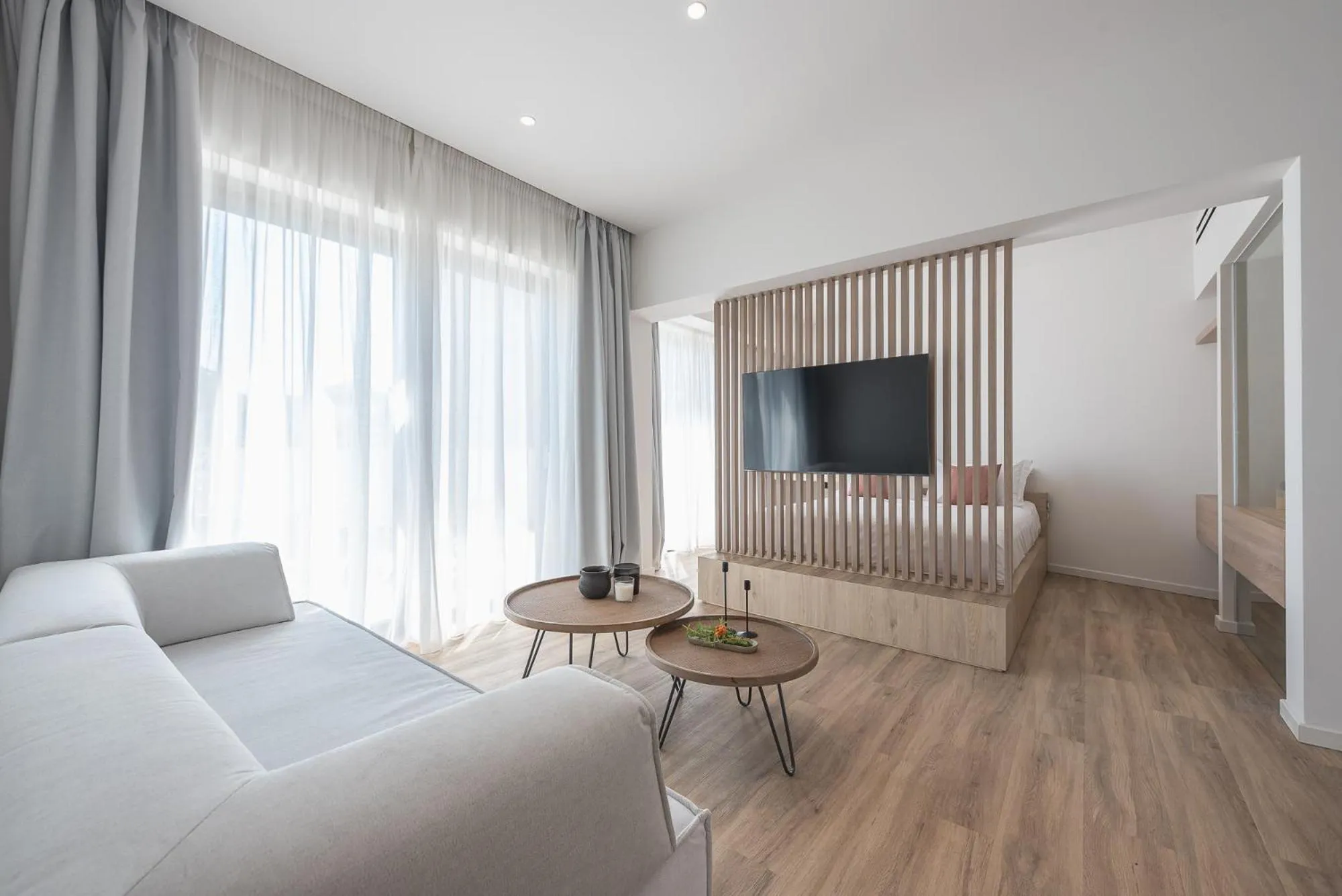 Photo of the whole room, Bed in Ceramian Athens