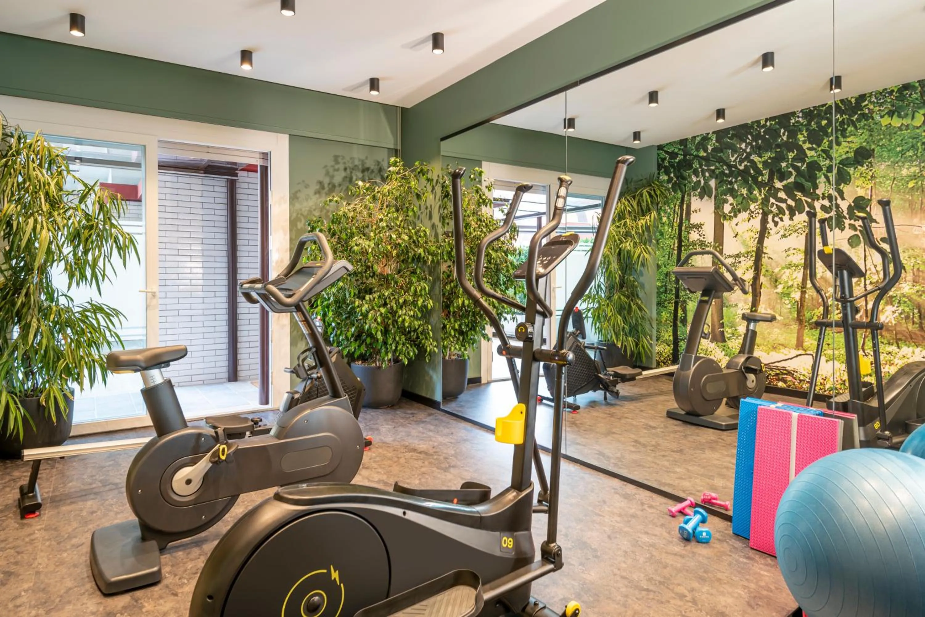 Fitness centre/facilities in Aparthotel Adagio Rome Vatican