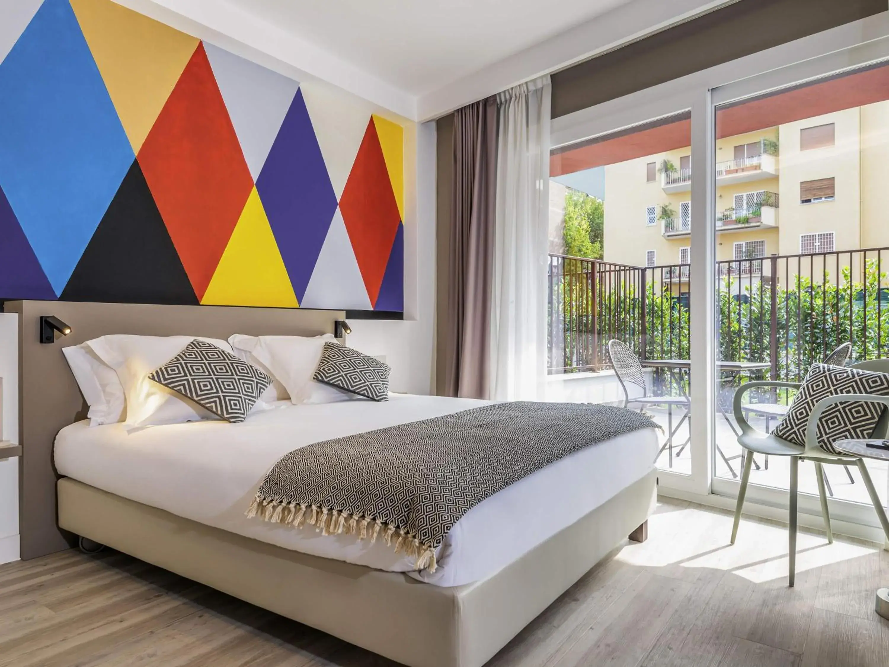 Bedroom, Bed in Aparthotel Adagio Rome Vatican Bedroom, Bed in Aparthotel Adagio Rome Vatican