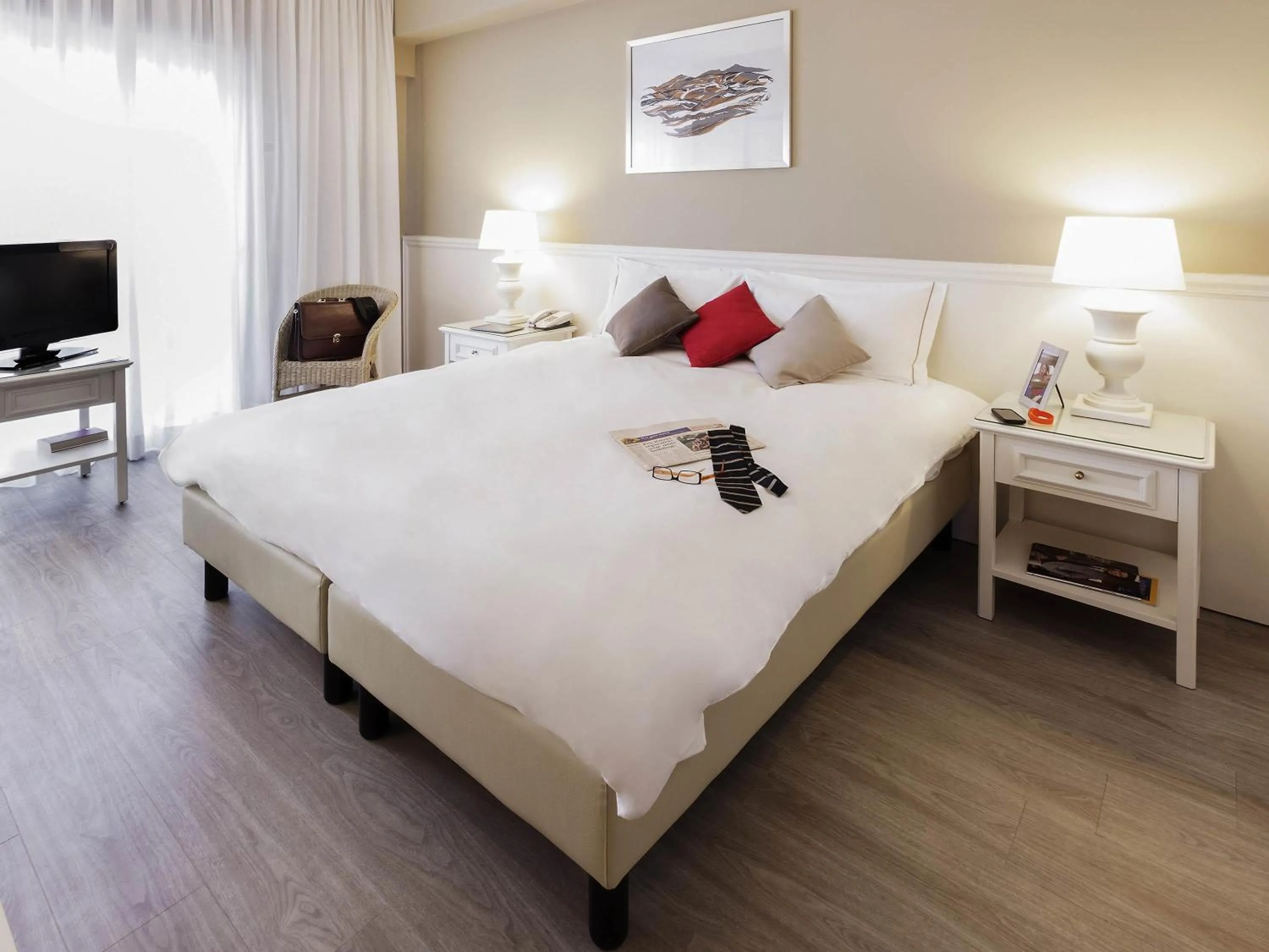 Bedroom, Bed in Aparthotel Adagio Rome Vatican