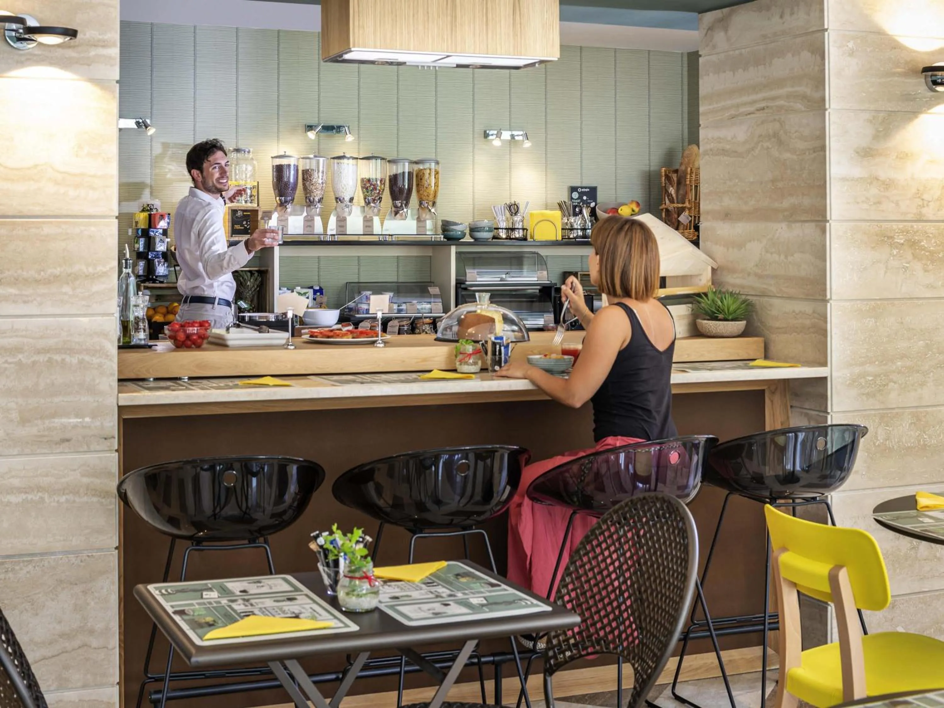 Breakfast in Aparthotel Adagio Rome Vatican