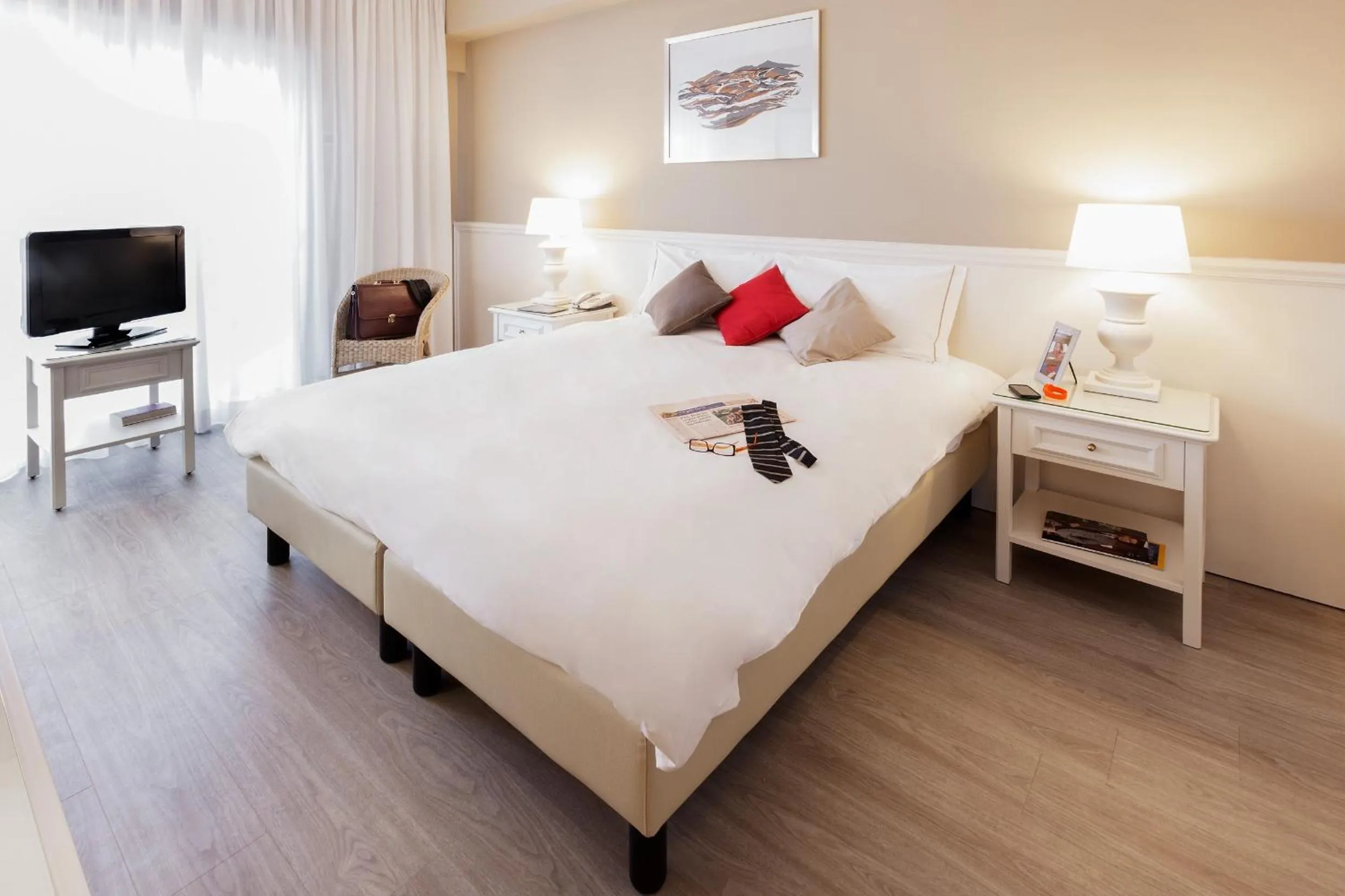 Bedroom, Bed in Aparthotel Adagio Rome Vatican