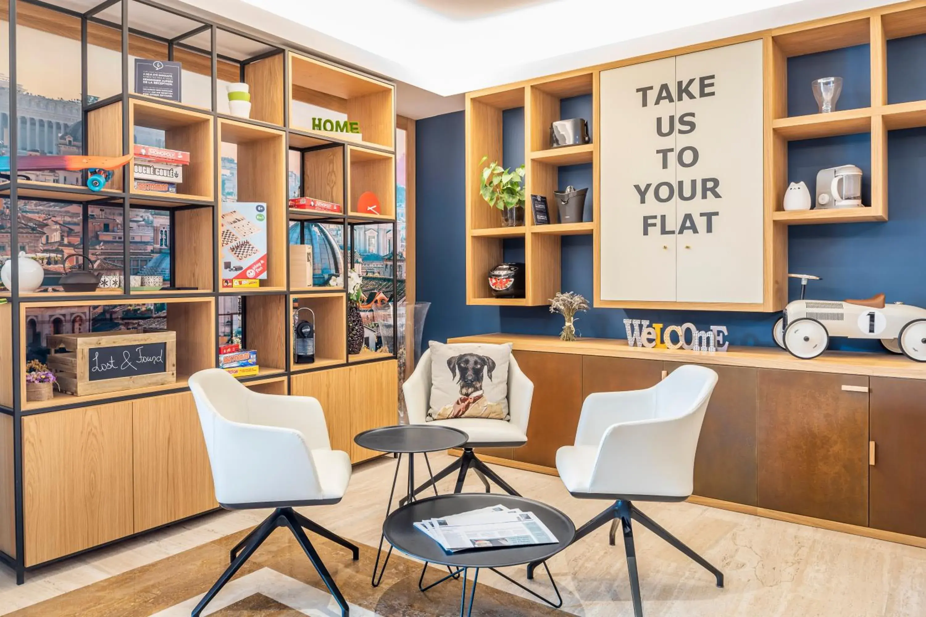 Lobby or reception in Aparthotel Adagio Rome Vatican Lobby or reception in Aparthotel Adagio Rome Vatican