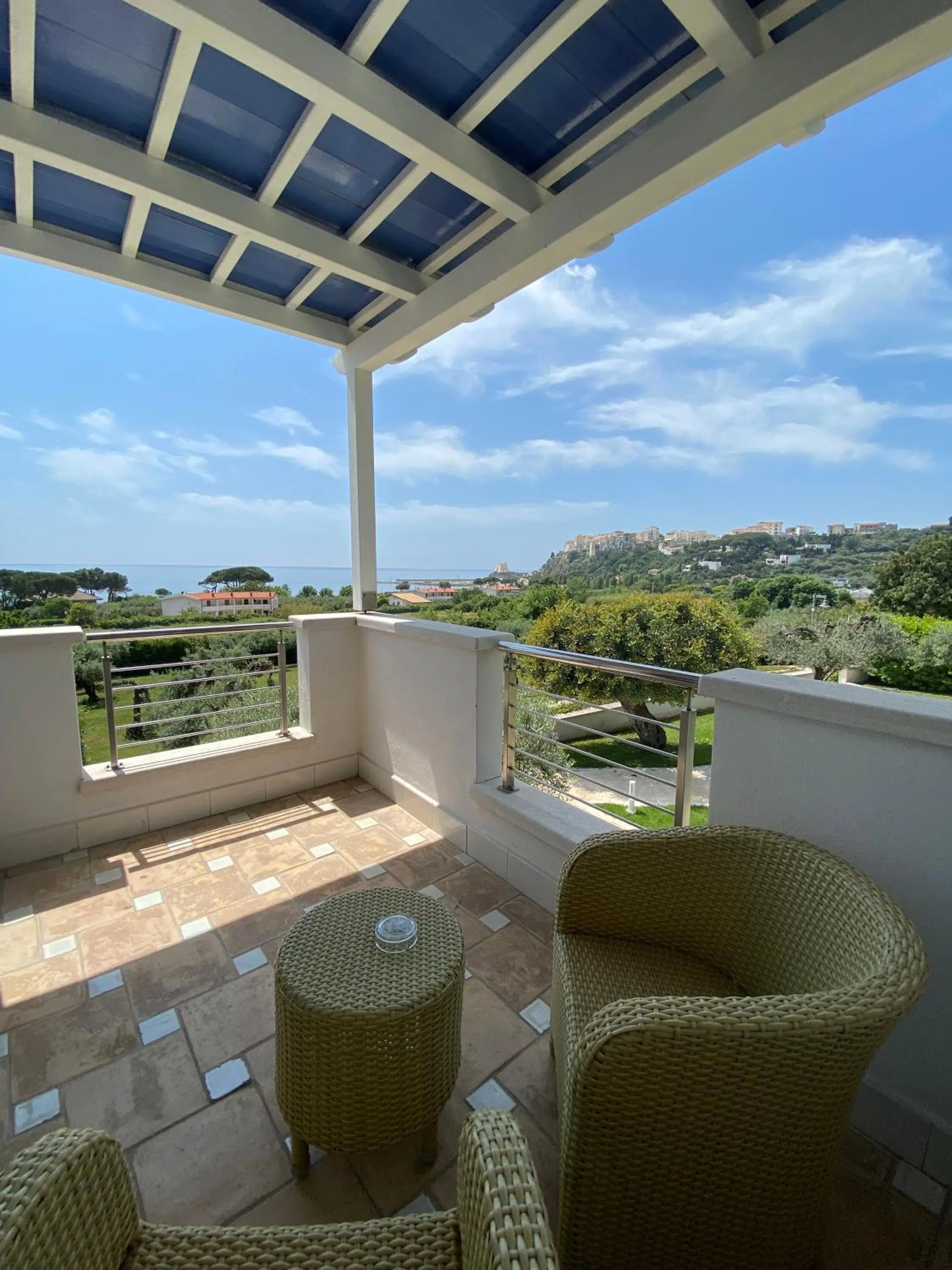 View (from property/room), Balcony/Terrace in Hotel Grotta Di Tiberio