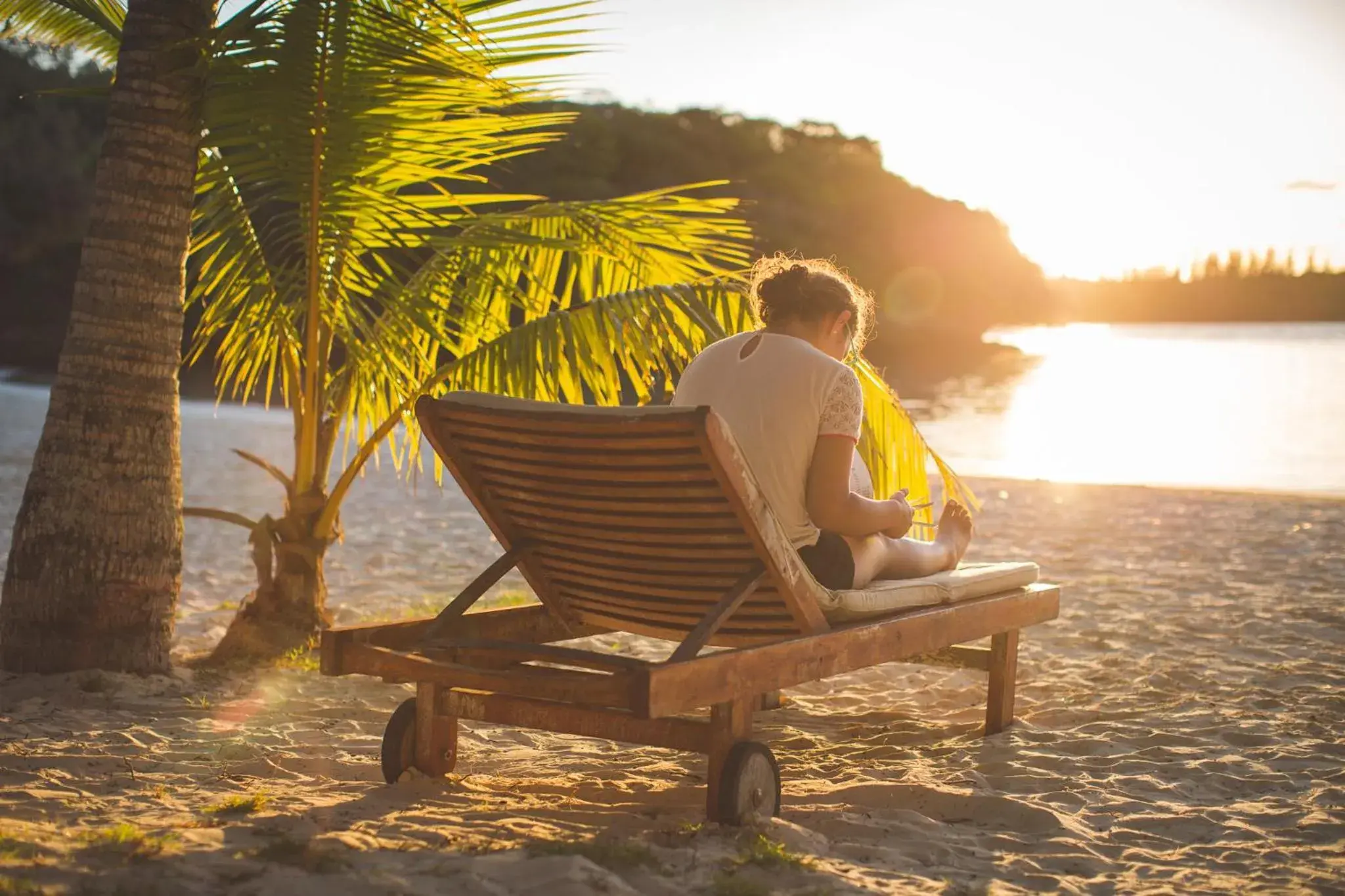 Beach in Oure Lodge Beach Resort Beach in Oure Lodge Beach Resort