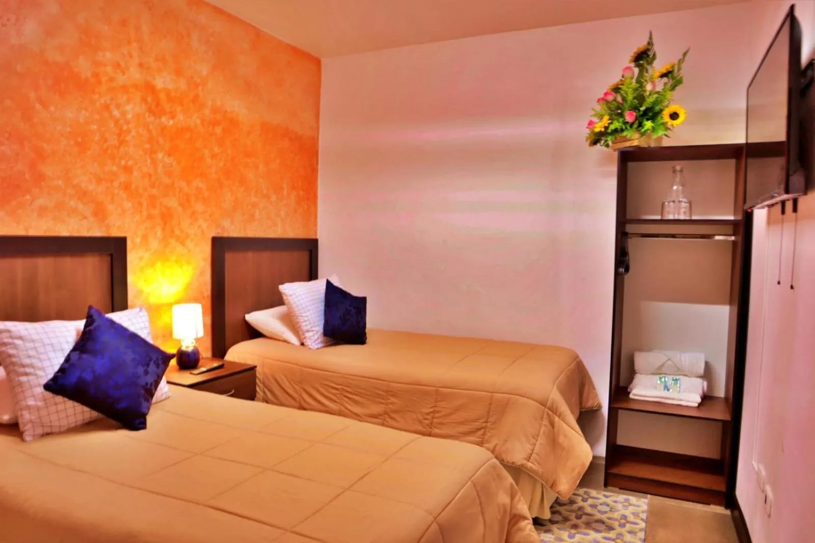Twin Room in Hotel Posada el Arcangel