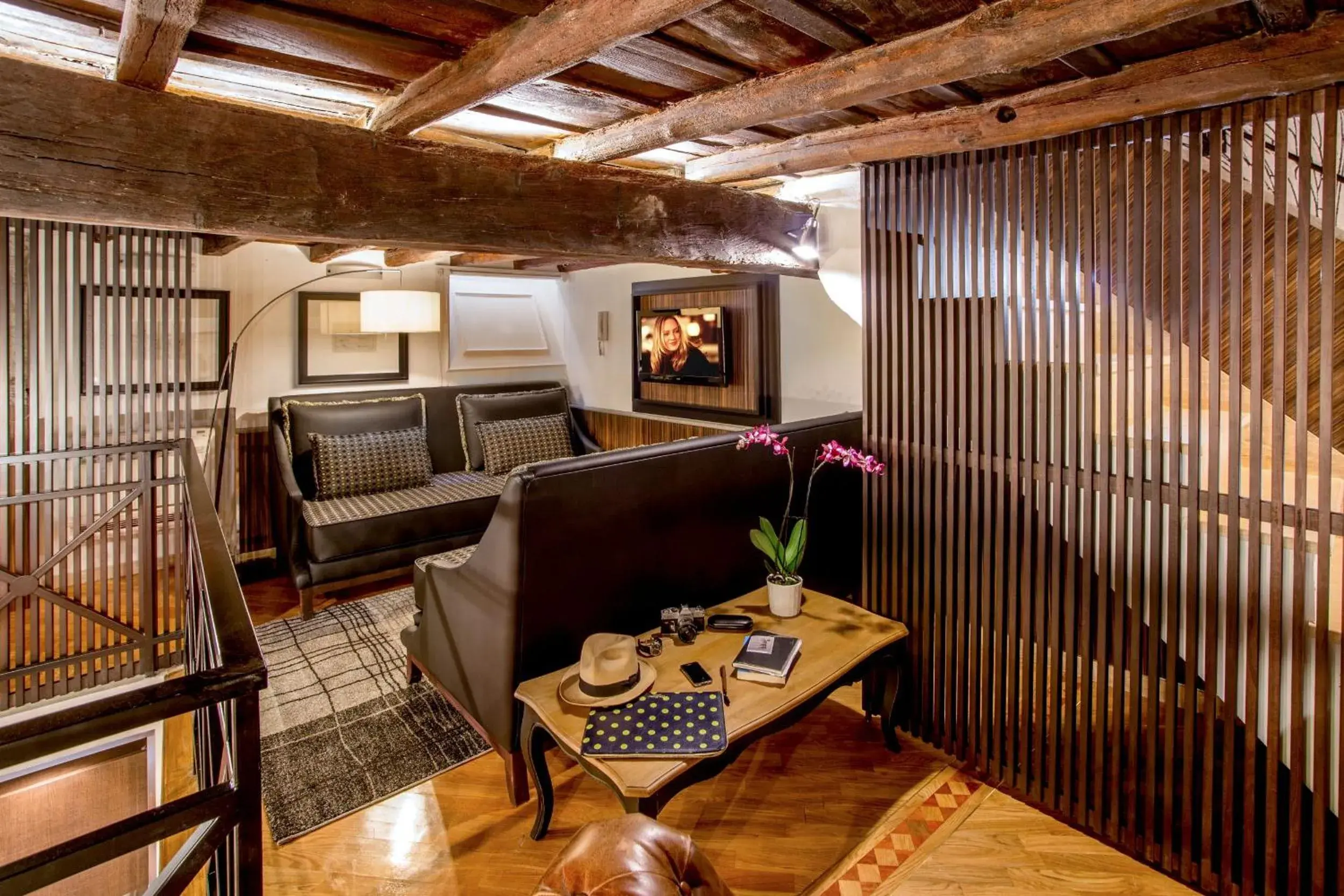 Living room in The Inn at the Roman Forum Luxury Collection - The Inn At The Roman Forum Living room in The Inn at the Roman Forum Luxury Collection - The Inn At The Roman Forum