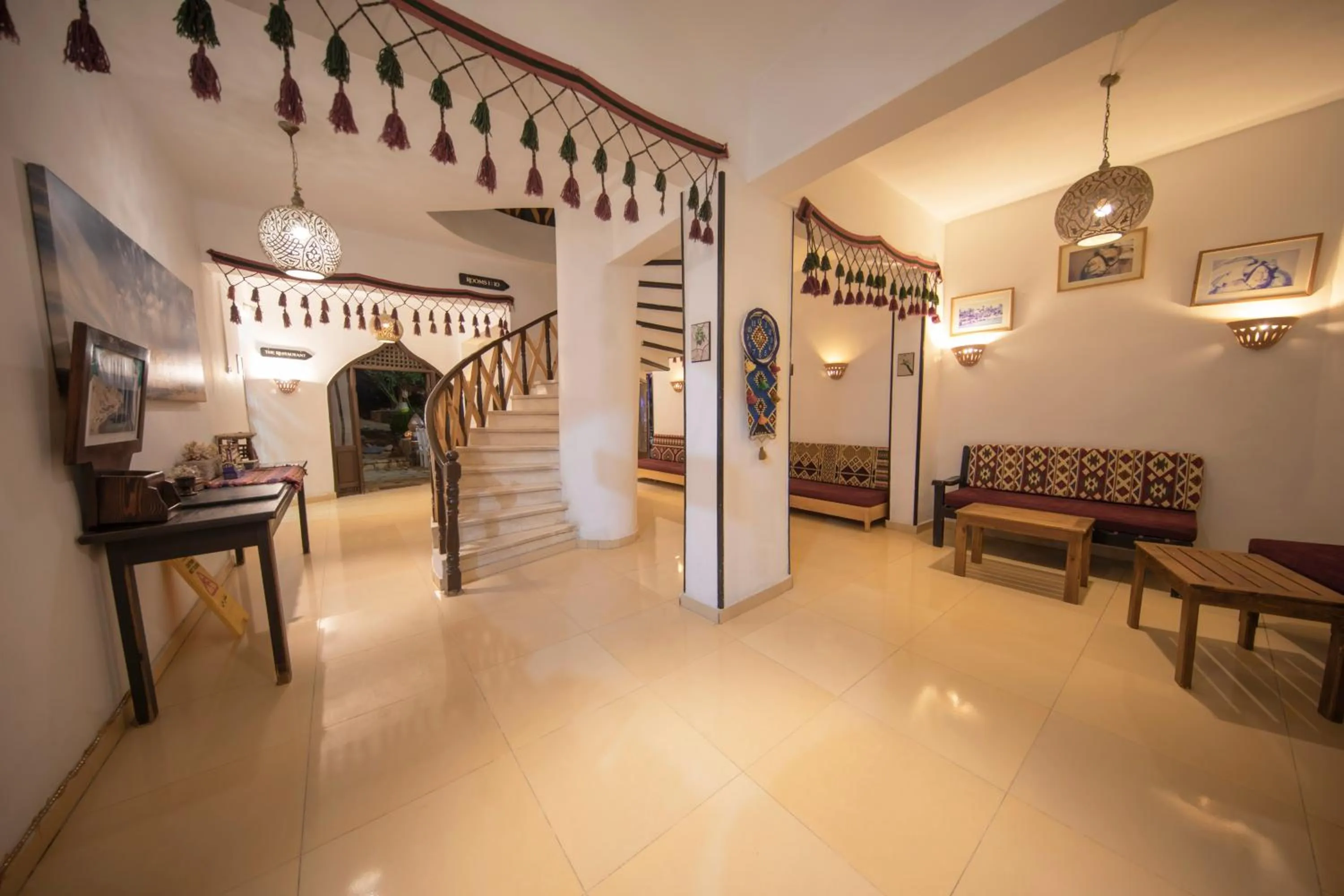 Lobby or reception in The Bedouin Moon