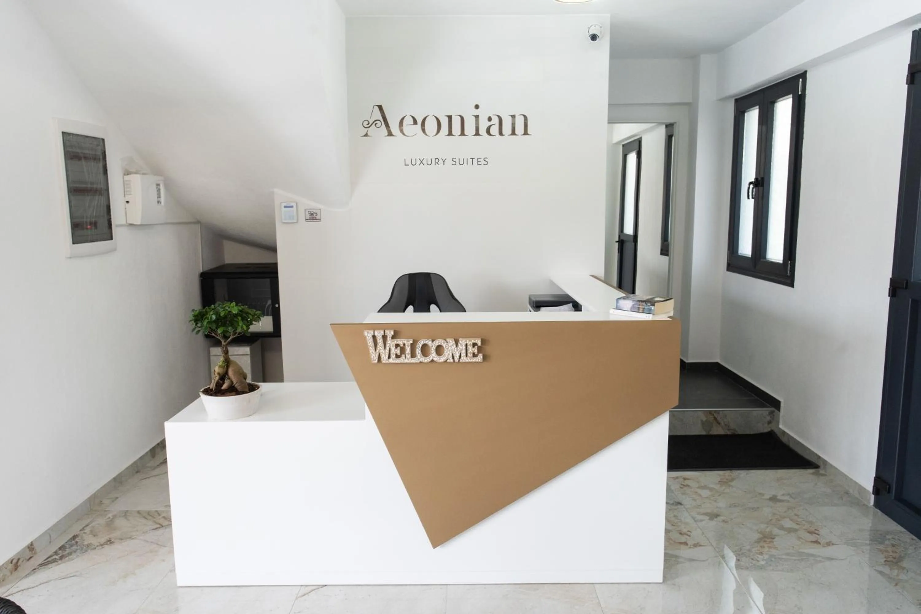 Property logo or sign in Aeonian Luxury Suites Asprovalta, Adults Only & Kids 12 Plus
