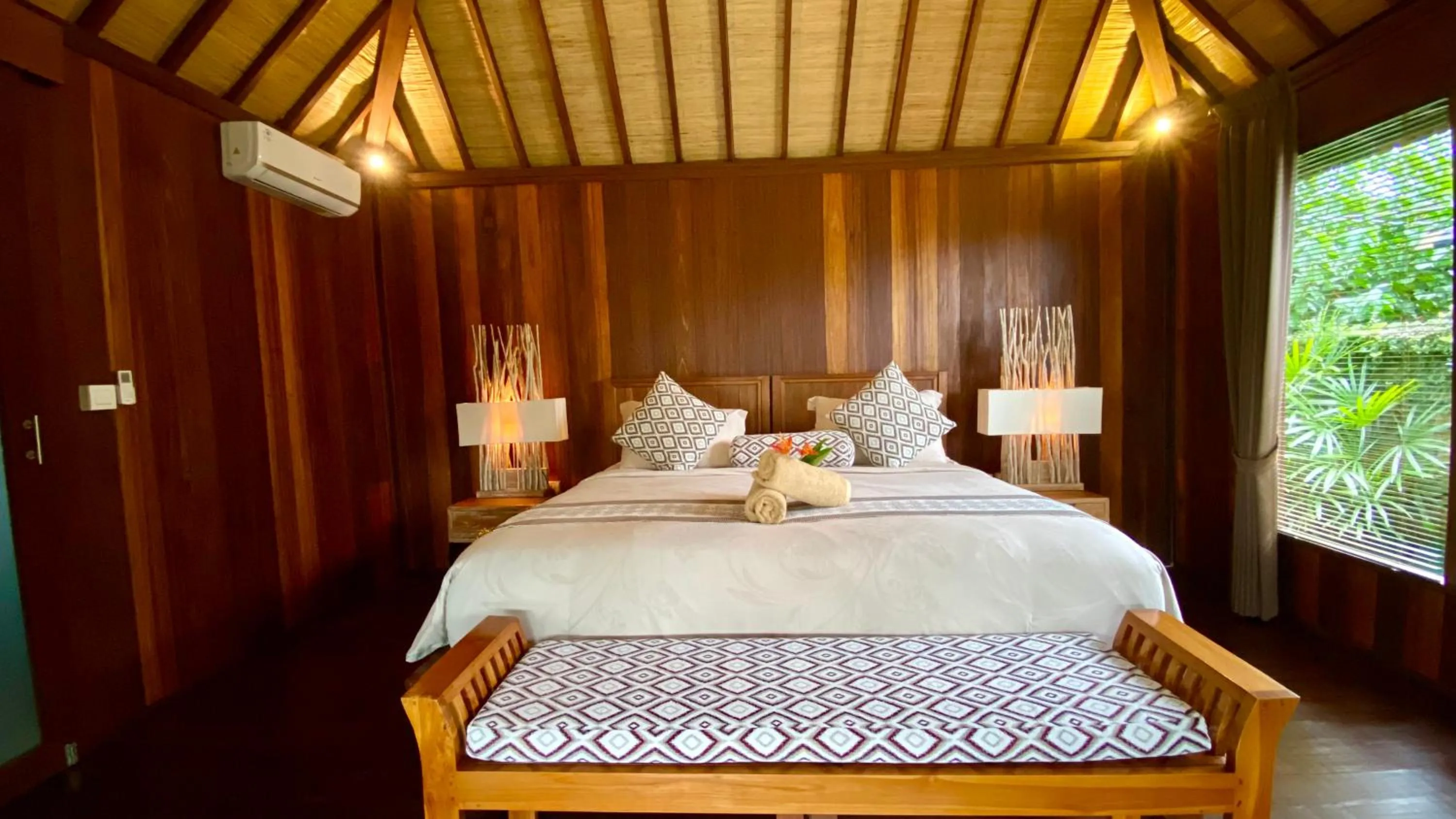 Photo of the whole room, Bed in NILUH Private Villas Ubud