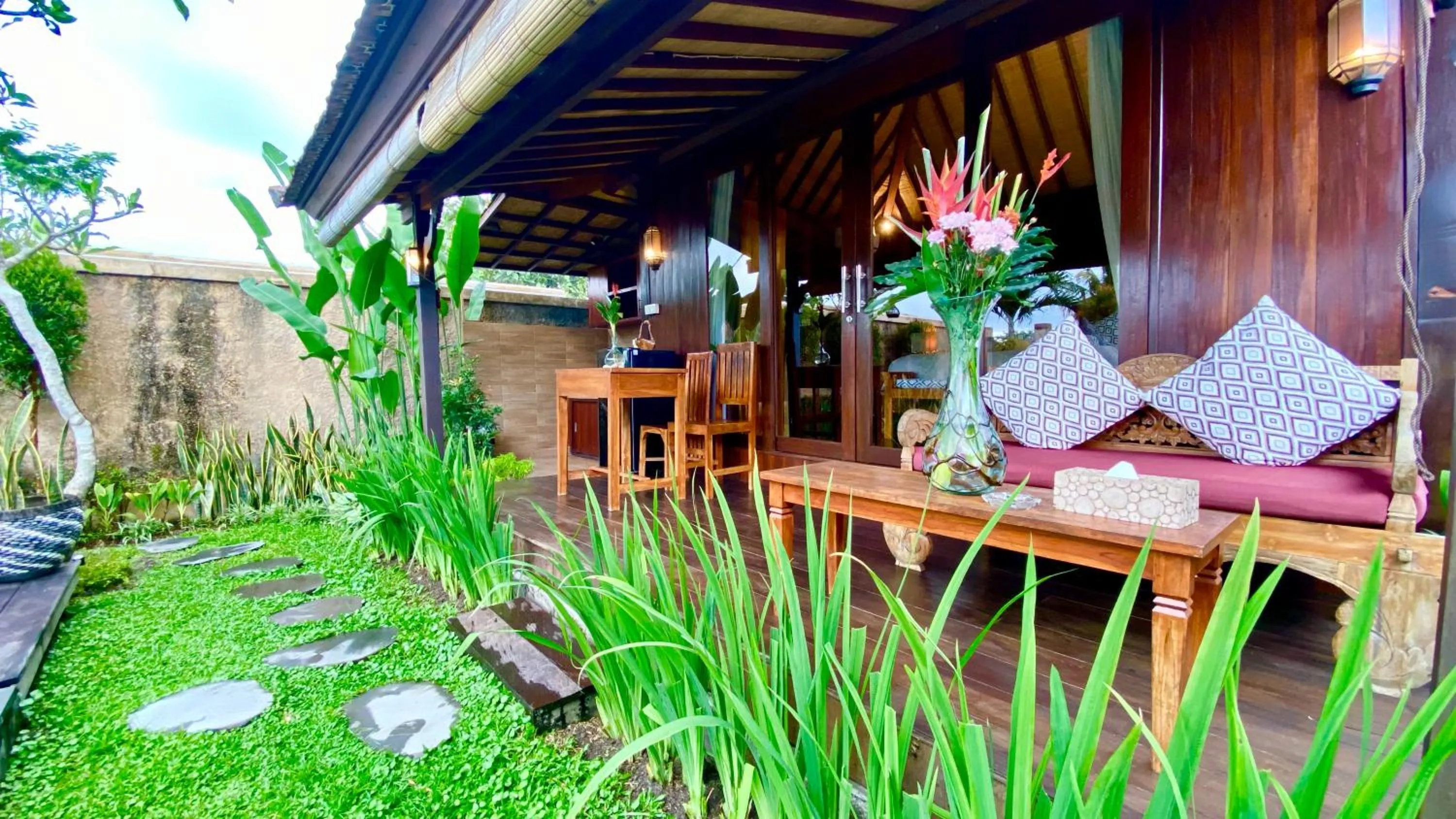 Garden in NILUH Private Villas Ubud